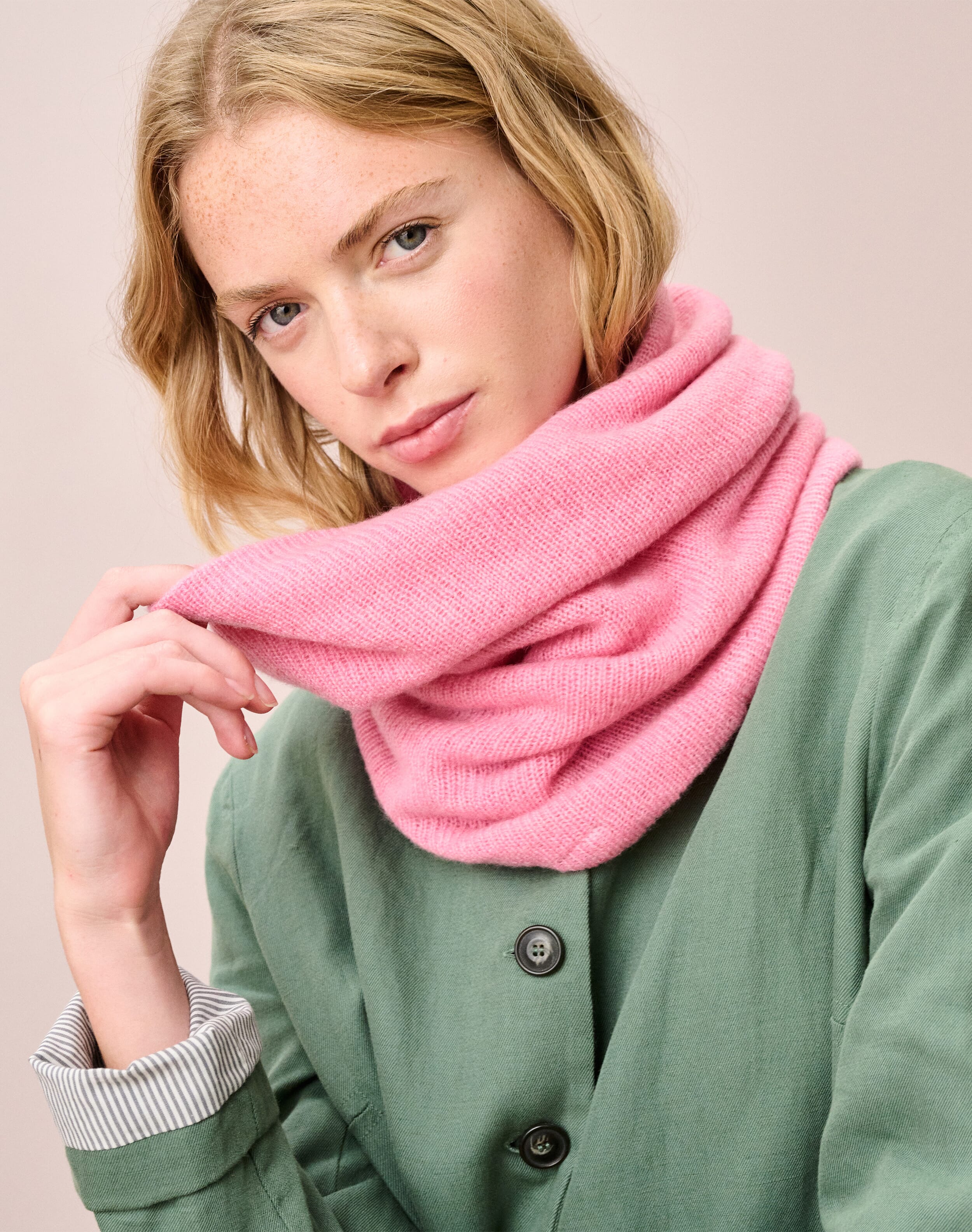 Cashmere Gauzy Snood