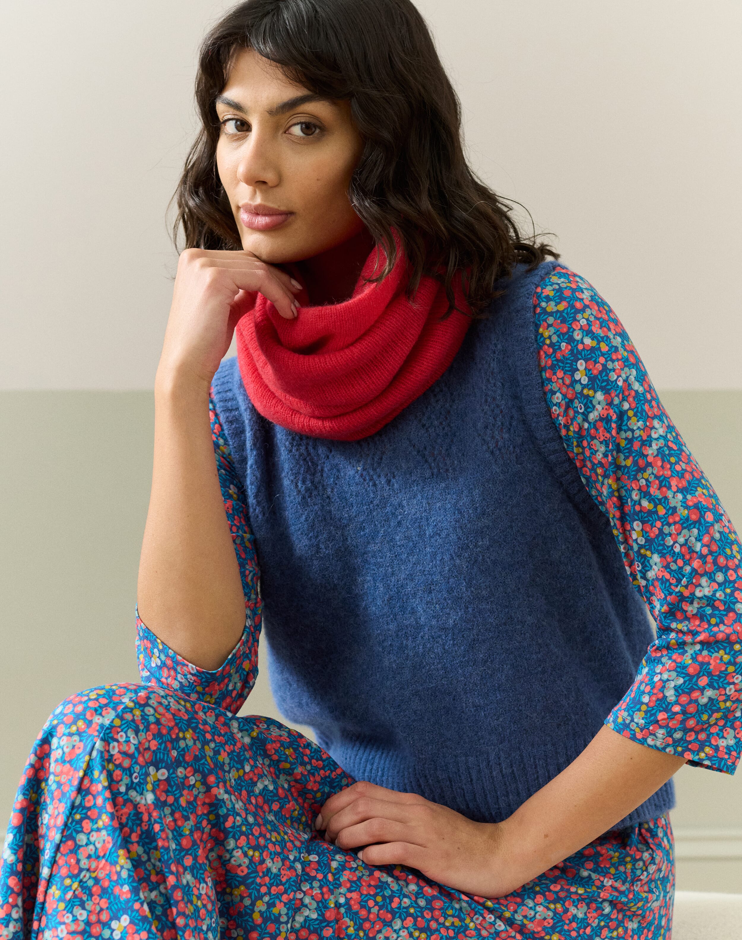 Cashmere Gauzy Snood