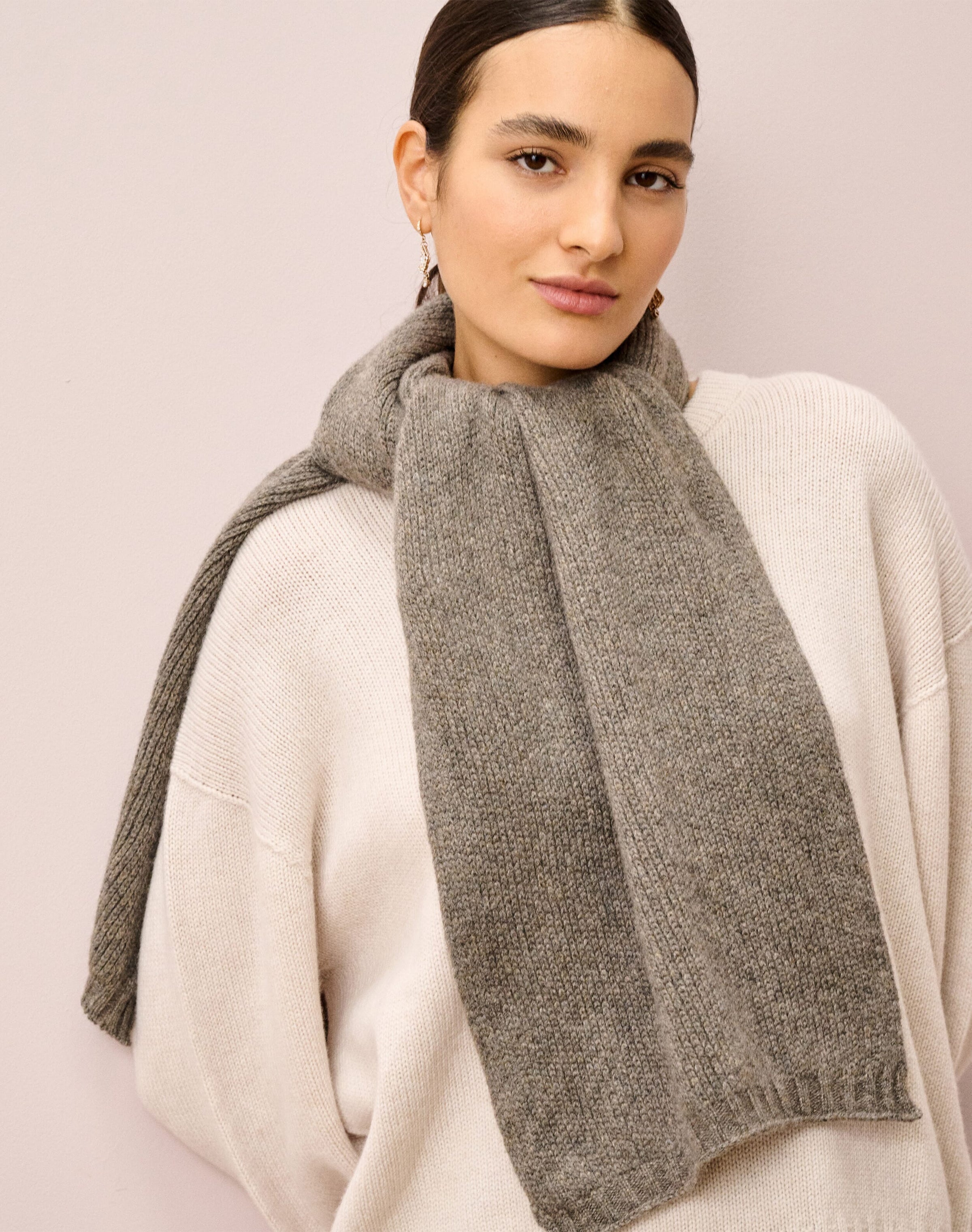 Cashmere Knitted Scarf