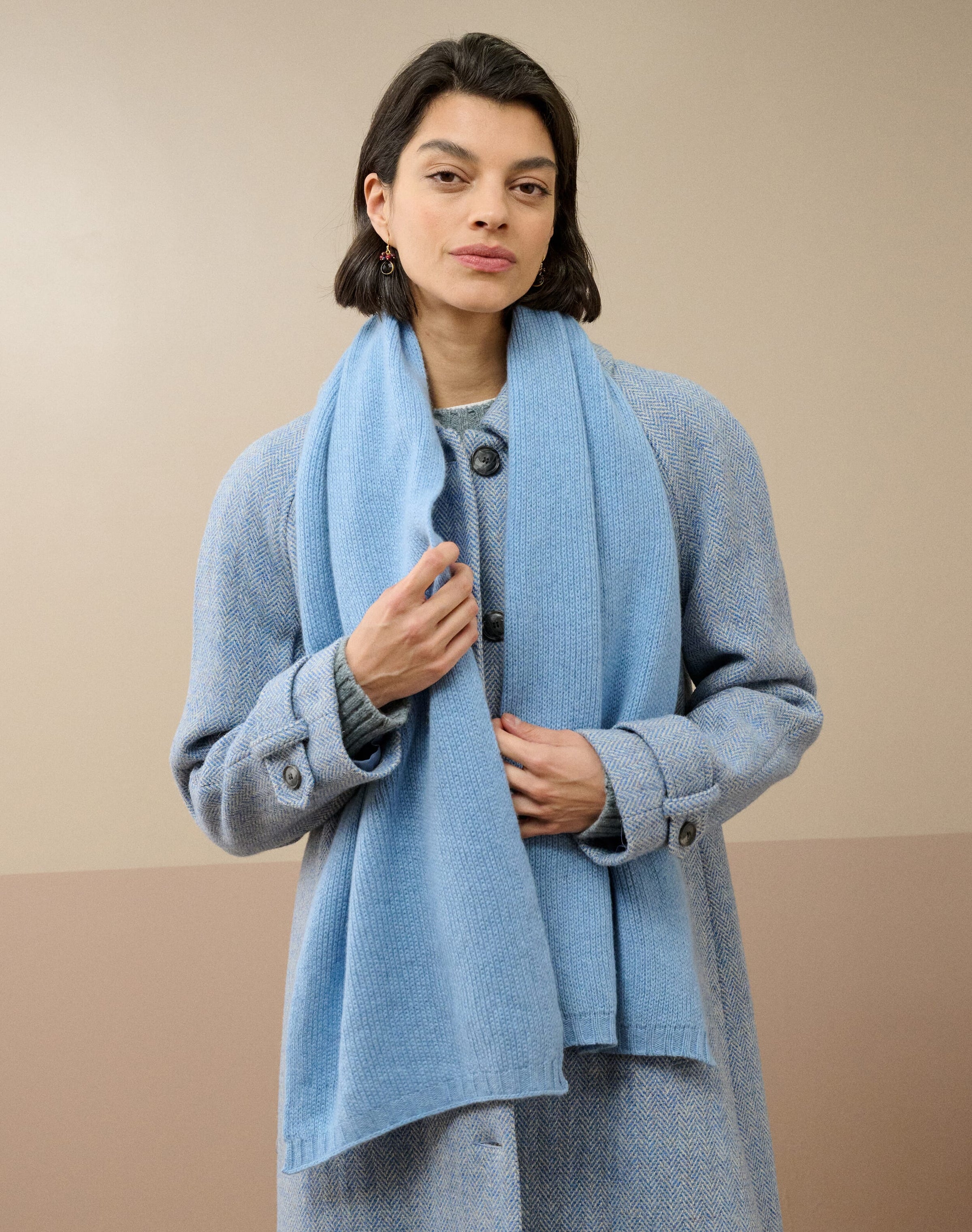 Cashmere Knitted Scarf