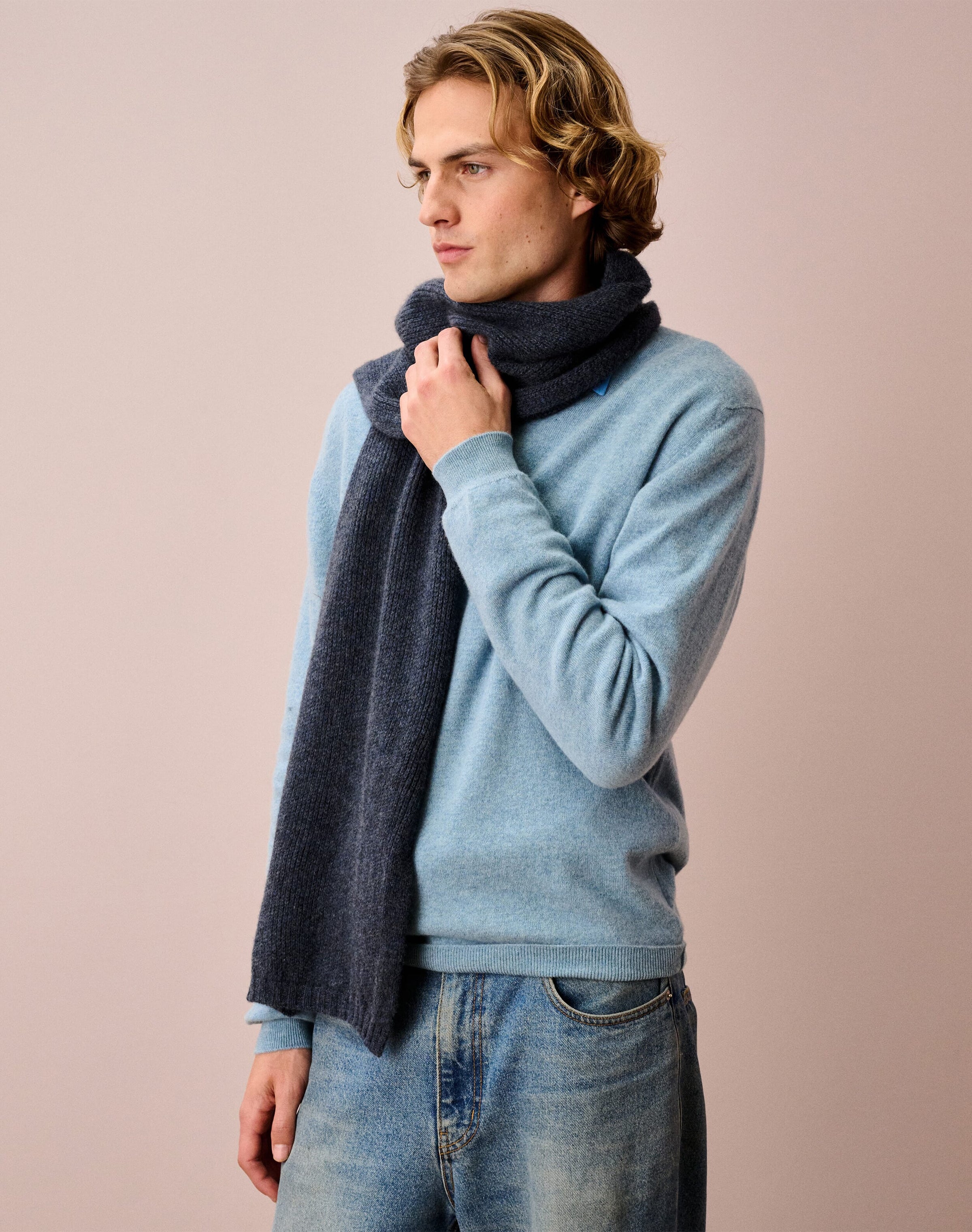 Cashmere Knitted Scarf