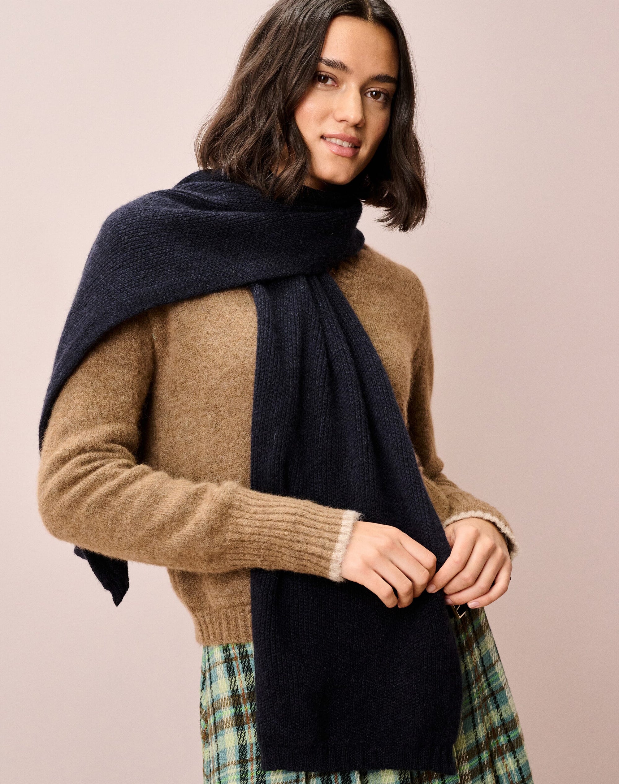 Cashmere Knitted Scarf