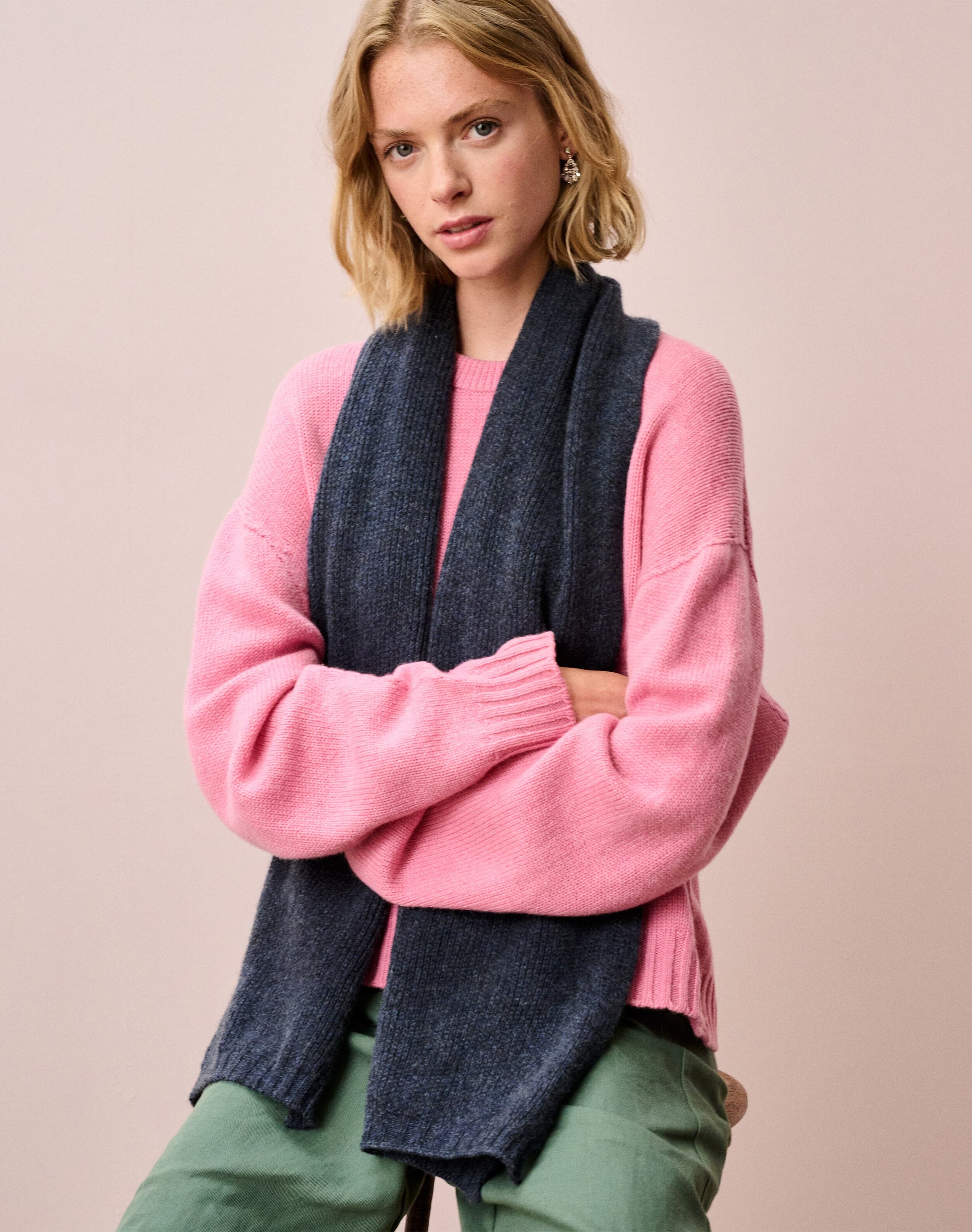 Cashmere Knitted Scarf