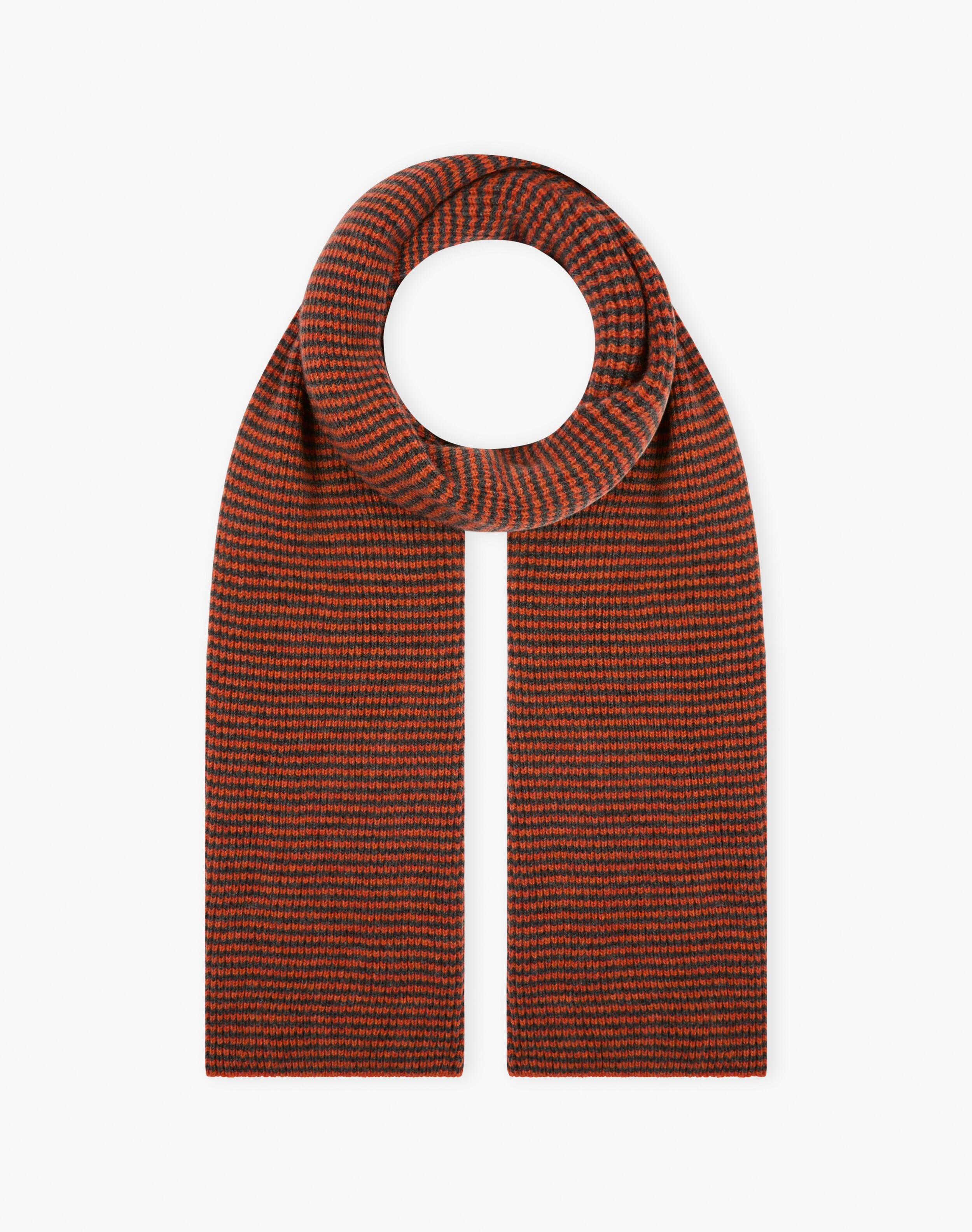 Cashmere Fine Stripe Scarf