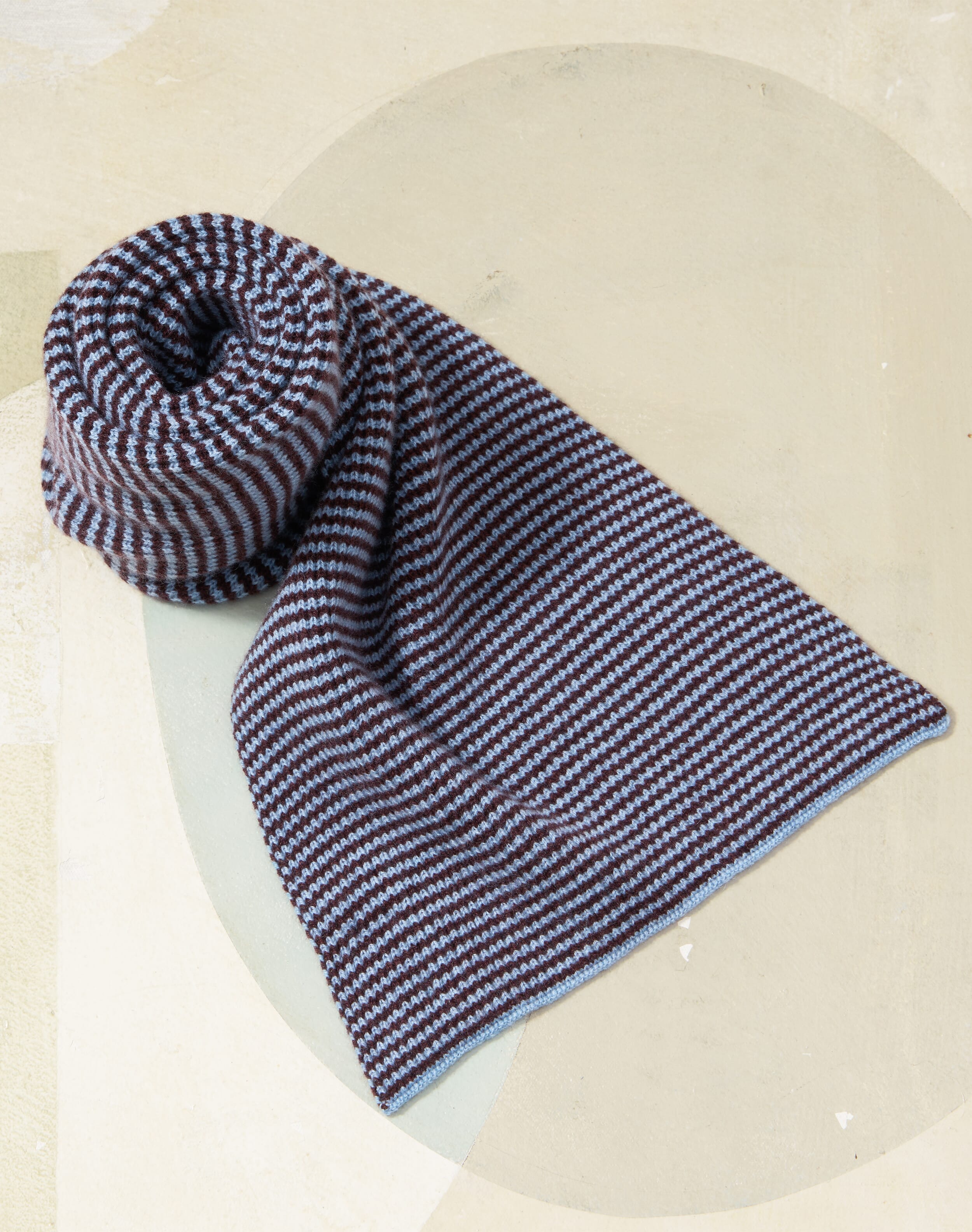 Cashmere Fine Stripe Scarf
