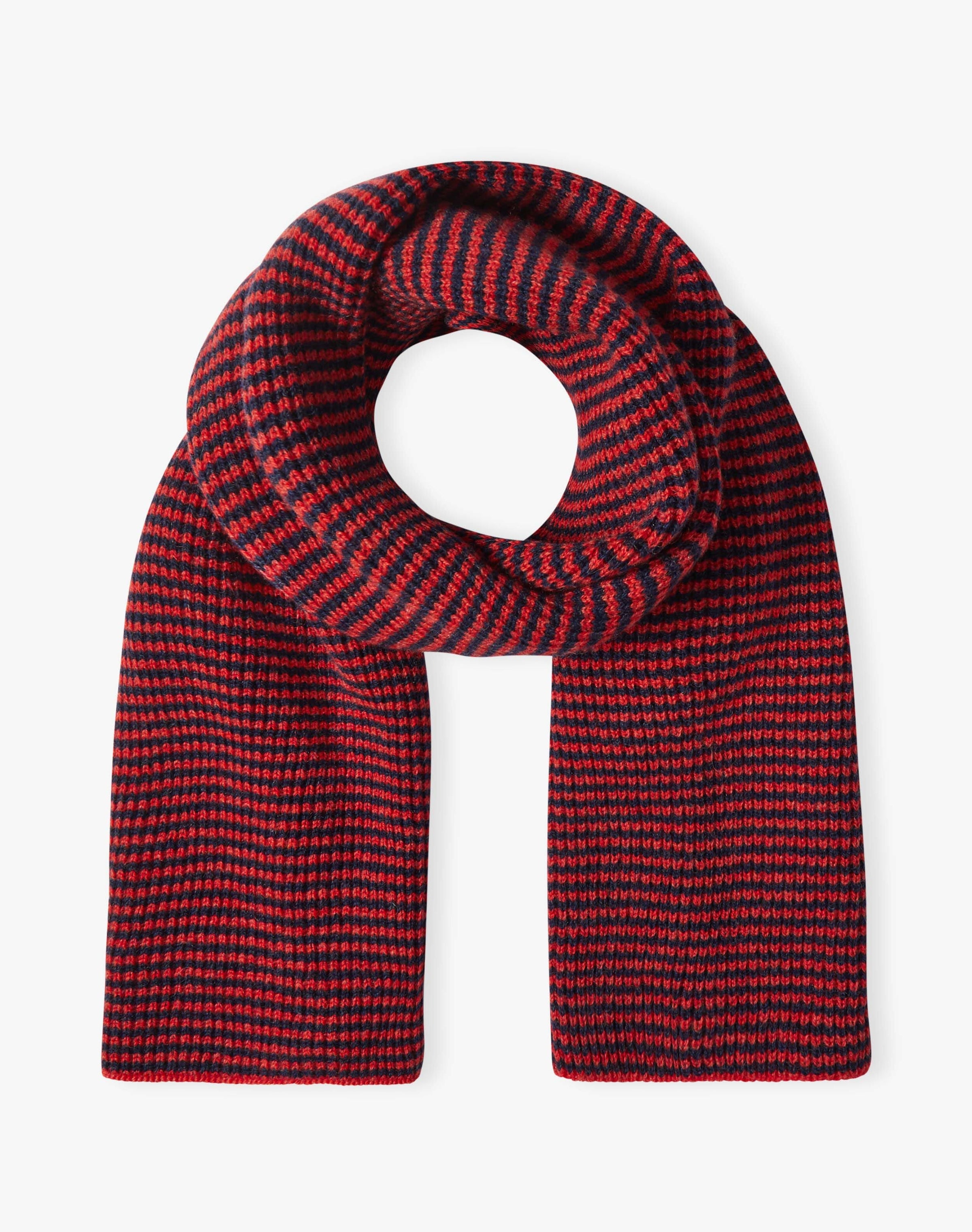 Cashmere Fine Stripe Scarf