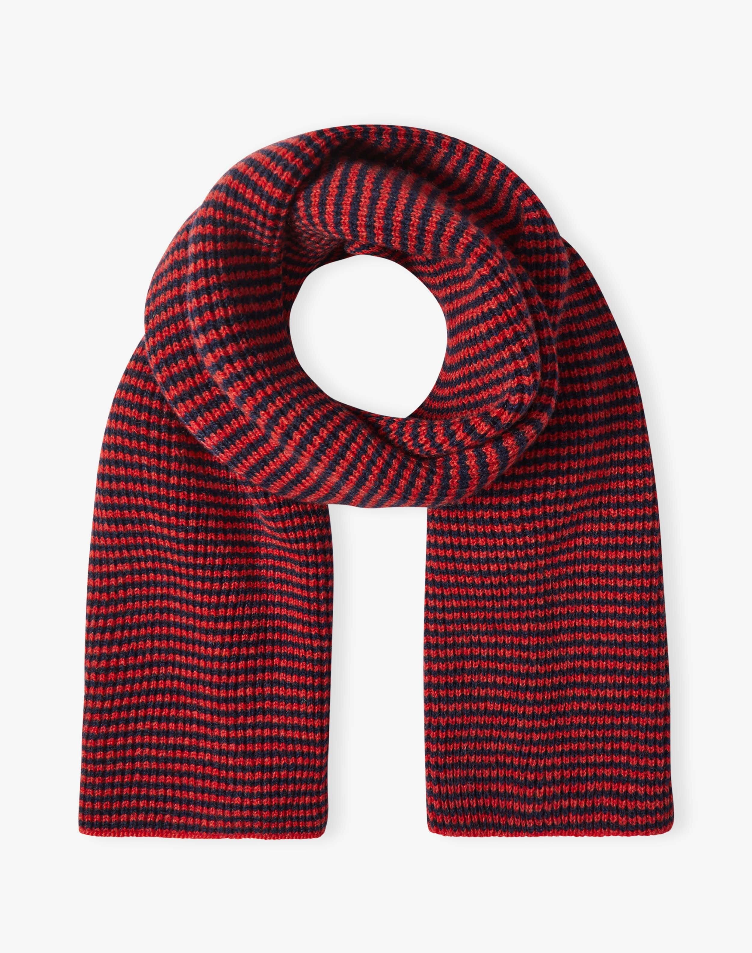 Cashmere Fine Stripe Scarf