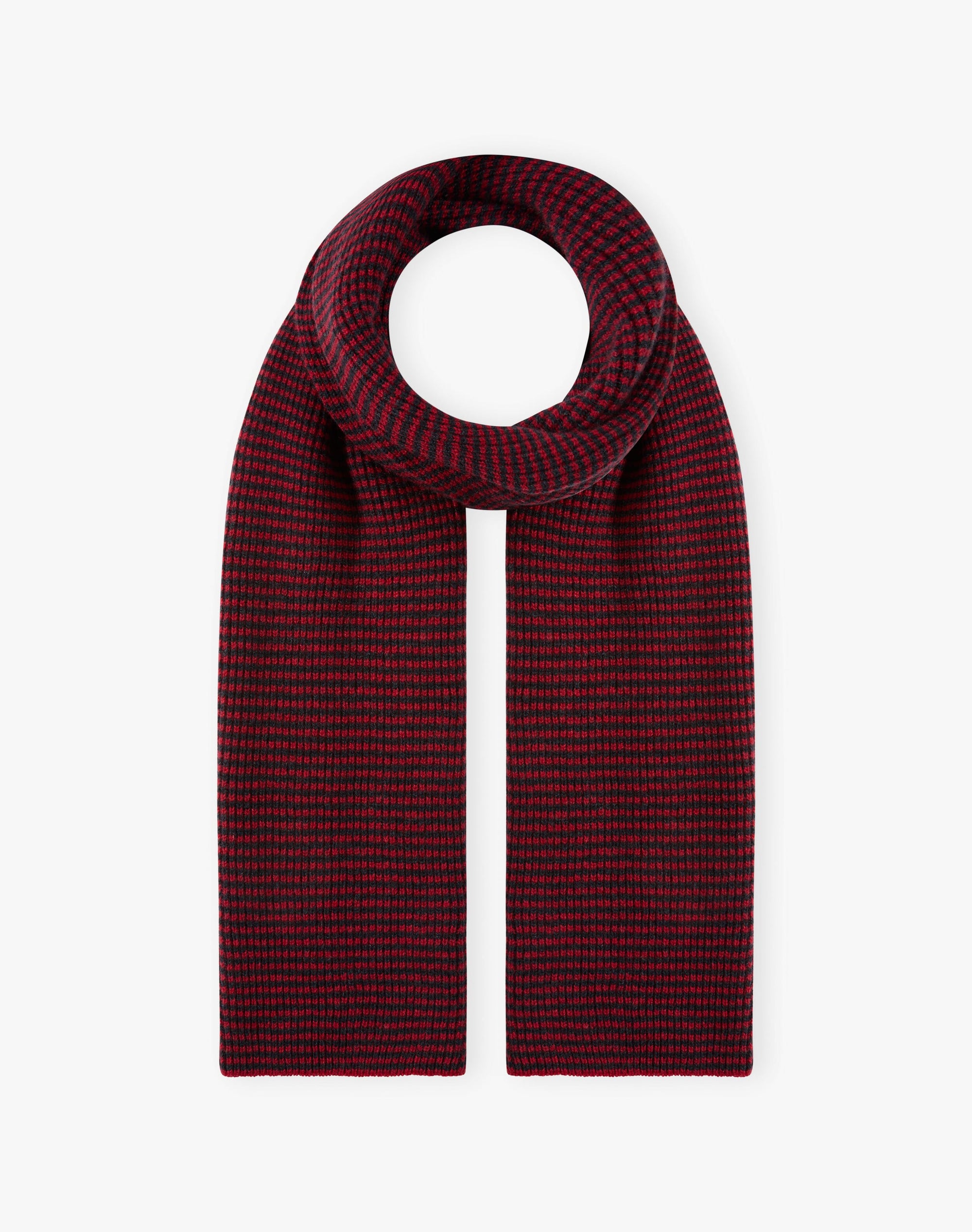 Cashmere Fine Stripe Scarf