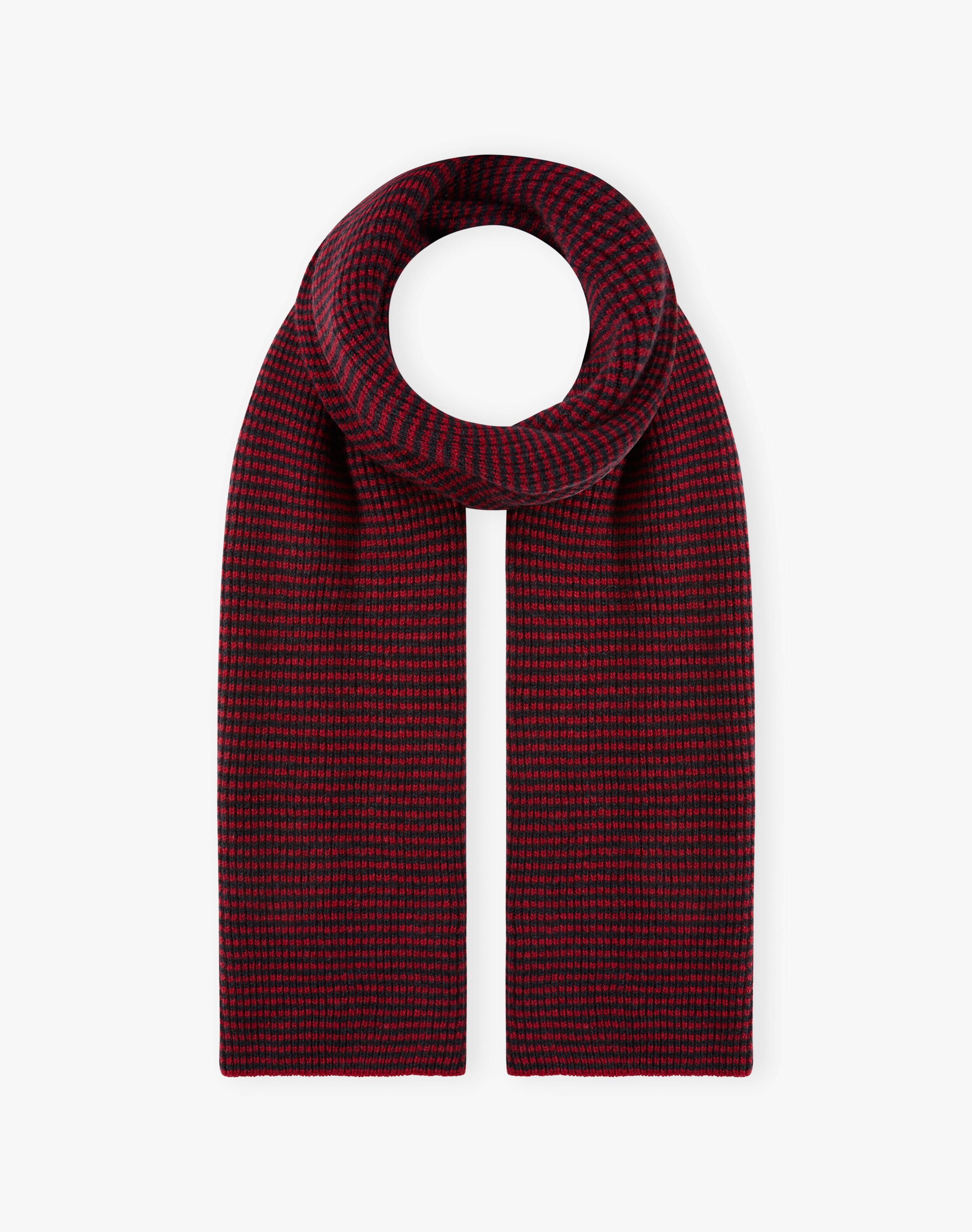 Cashmere Fine Stripe Scarf
