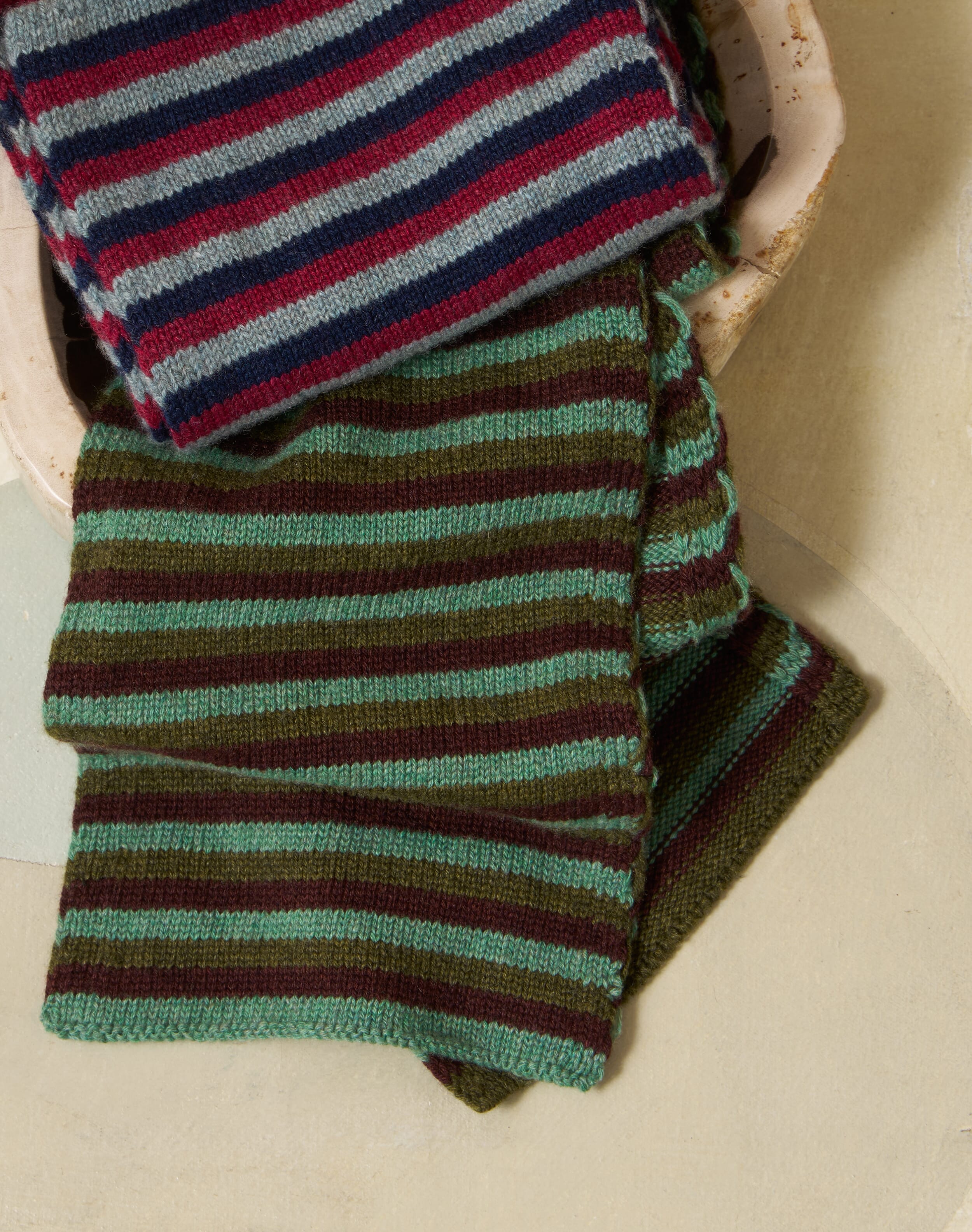 Cashmere Stripe Scarf