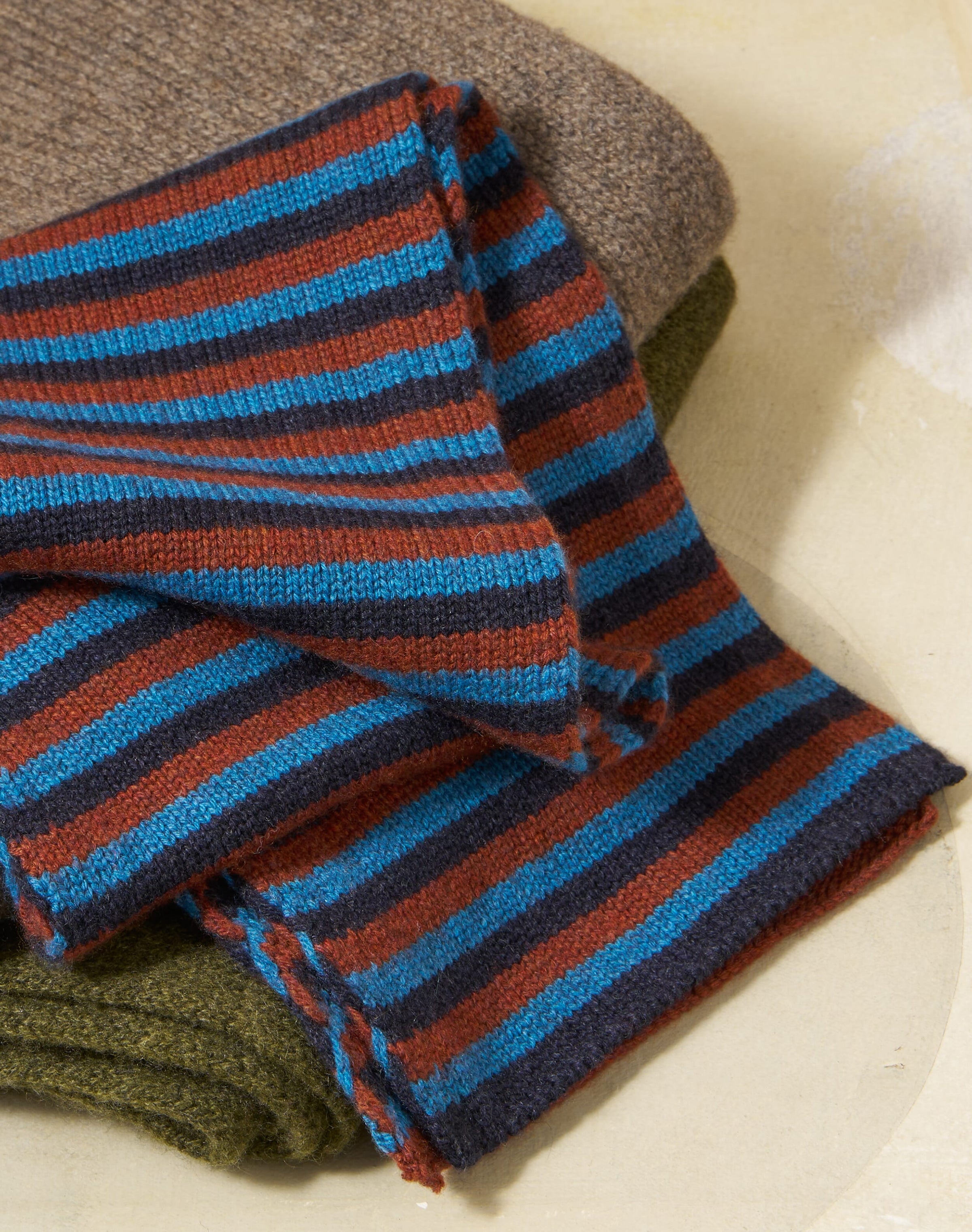 Cashmere Stripe Scarf
