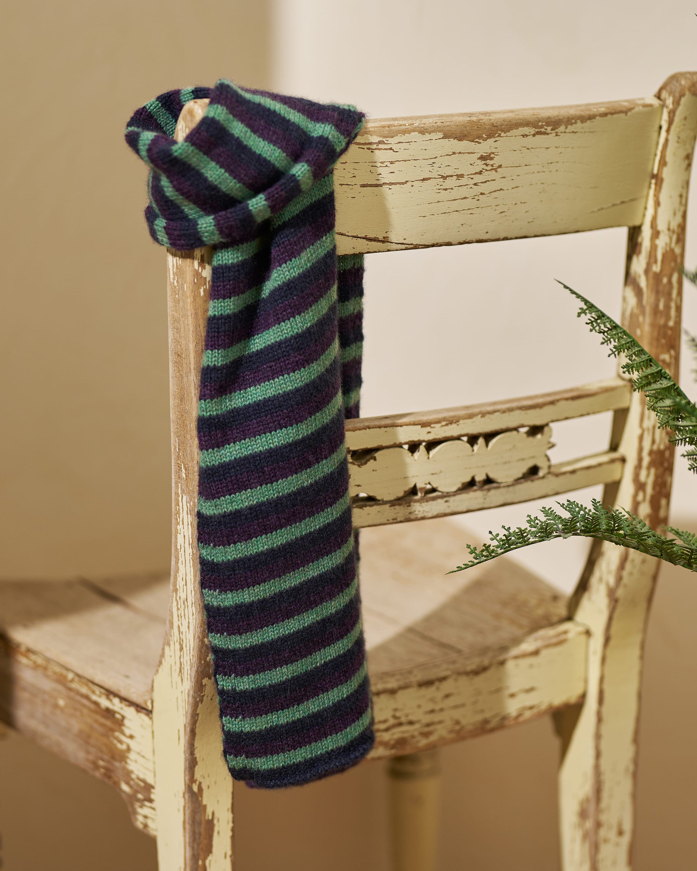 Cashmere Stripe Scarf