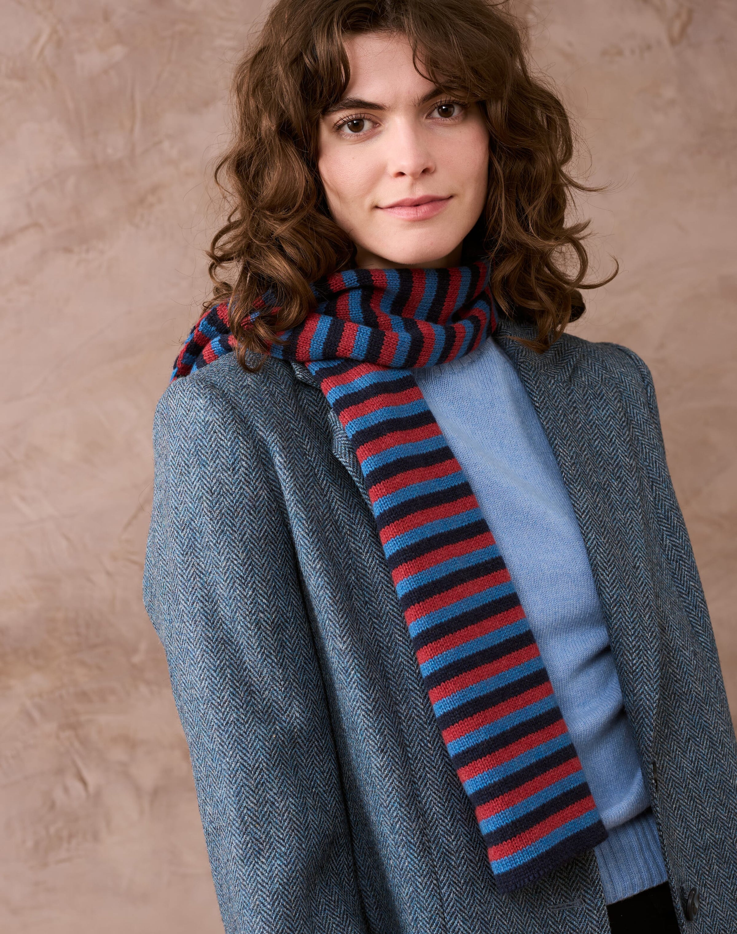 Cashmere Stripe Scarf