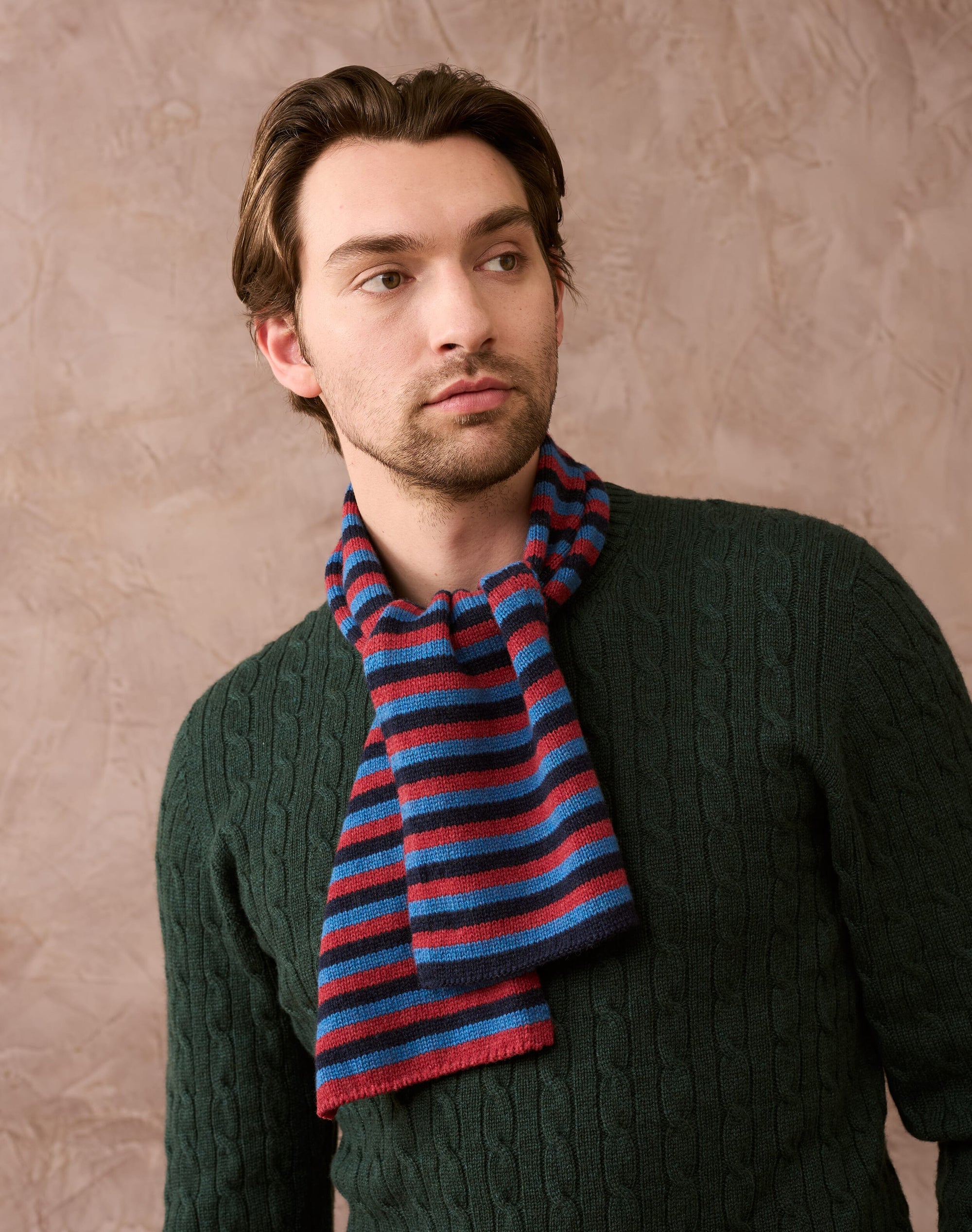 Cashmere Stripe Scarf