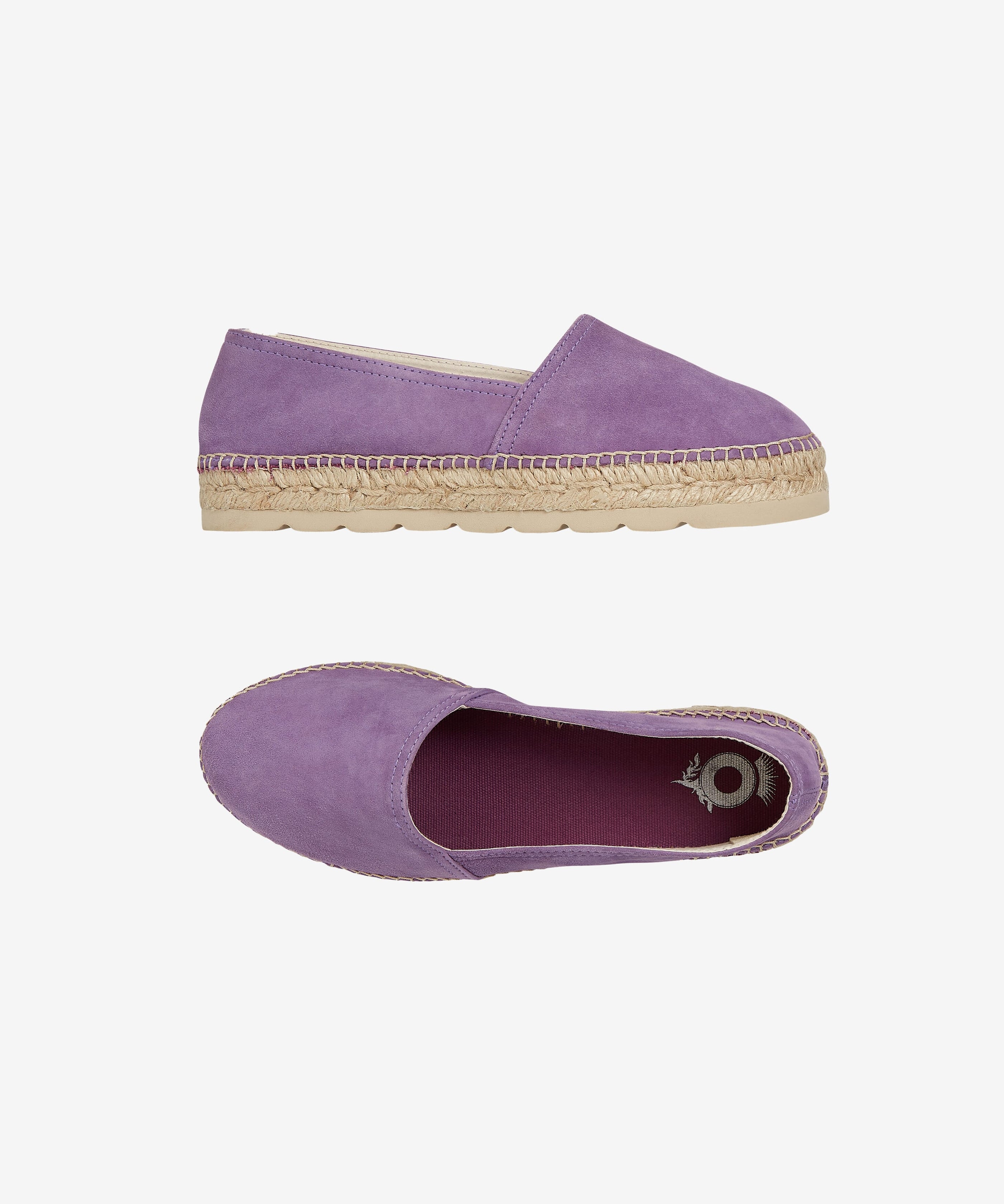 Suede Flatform Espadrilles