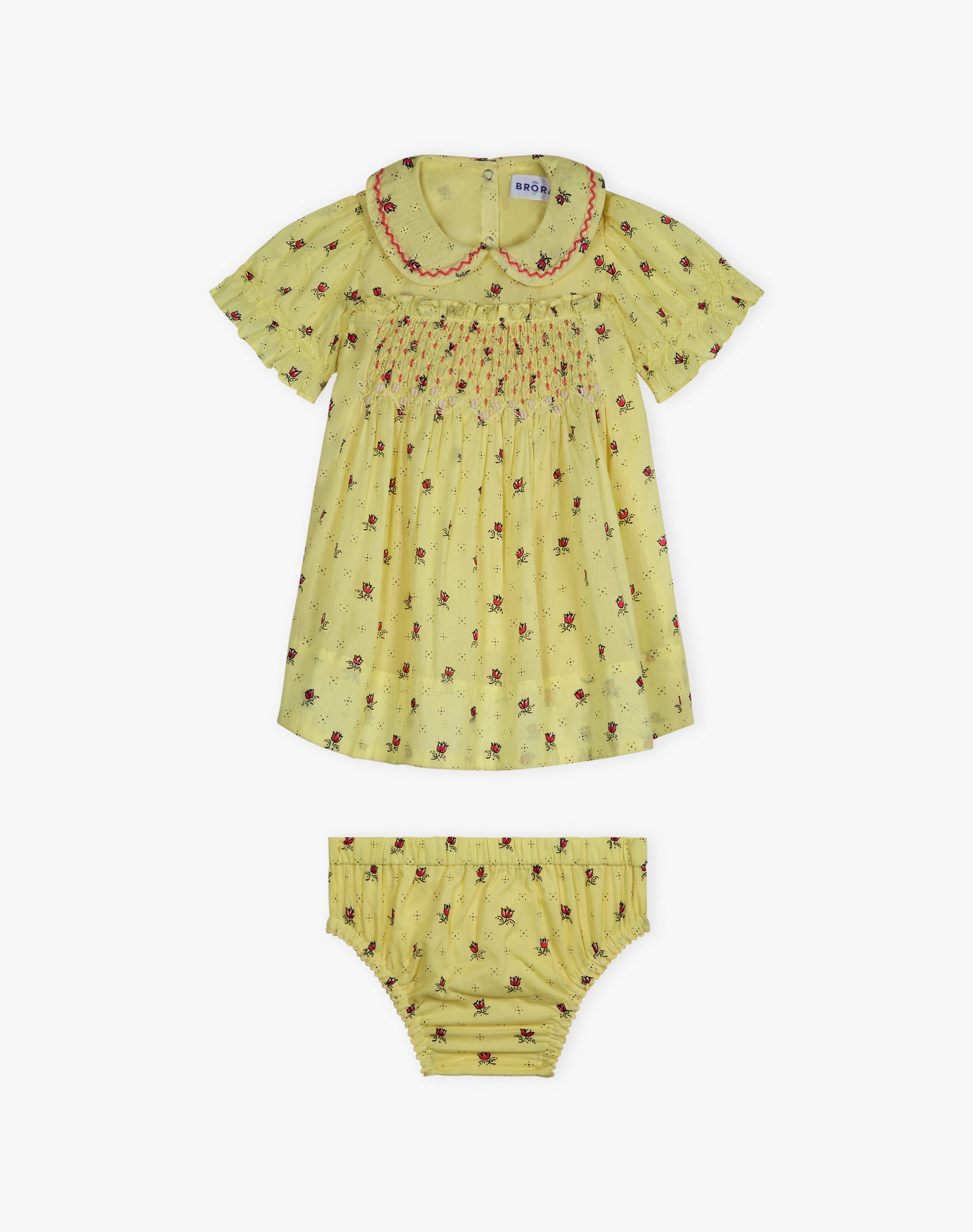 Organic Cotton Smocked Dress