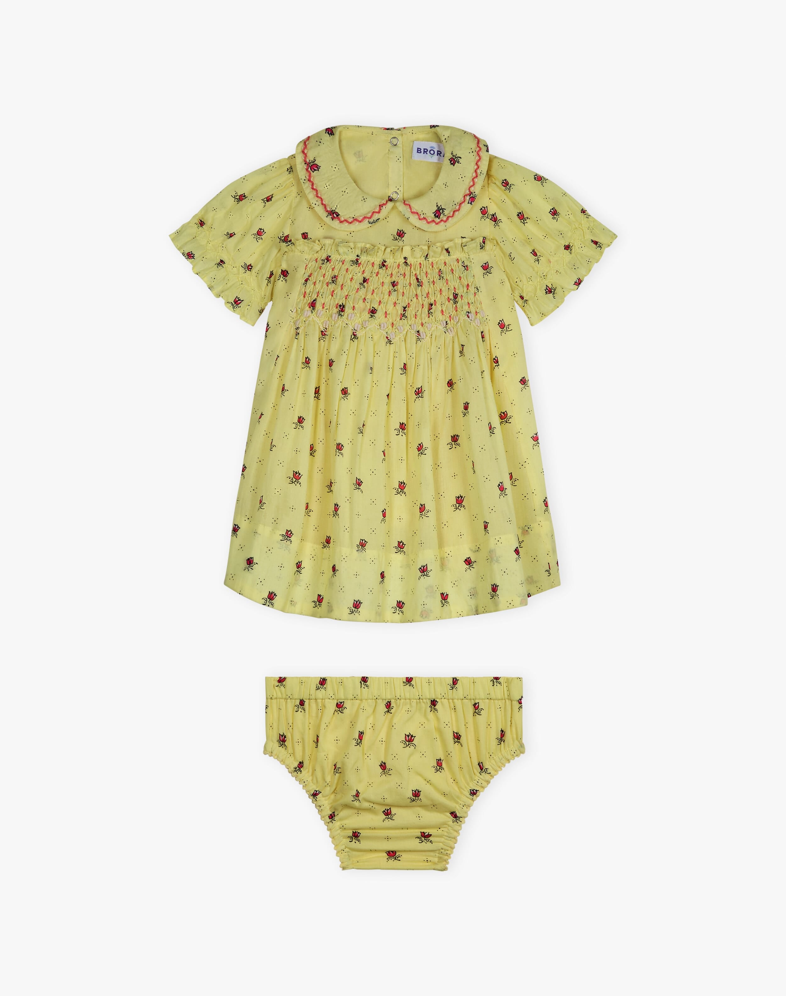 Organic Cotton Smocked Dress