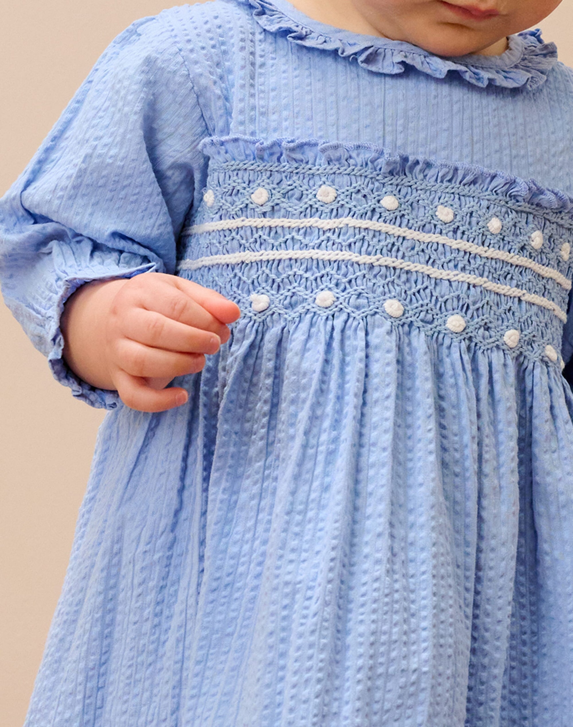 Smocked Cotton Dress