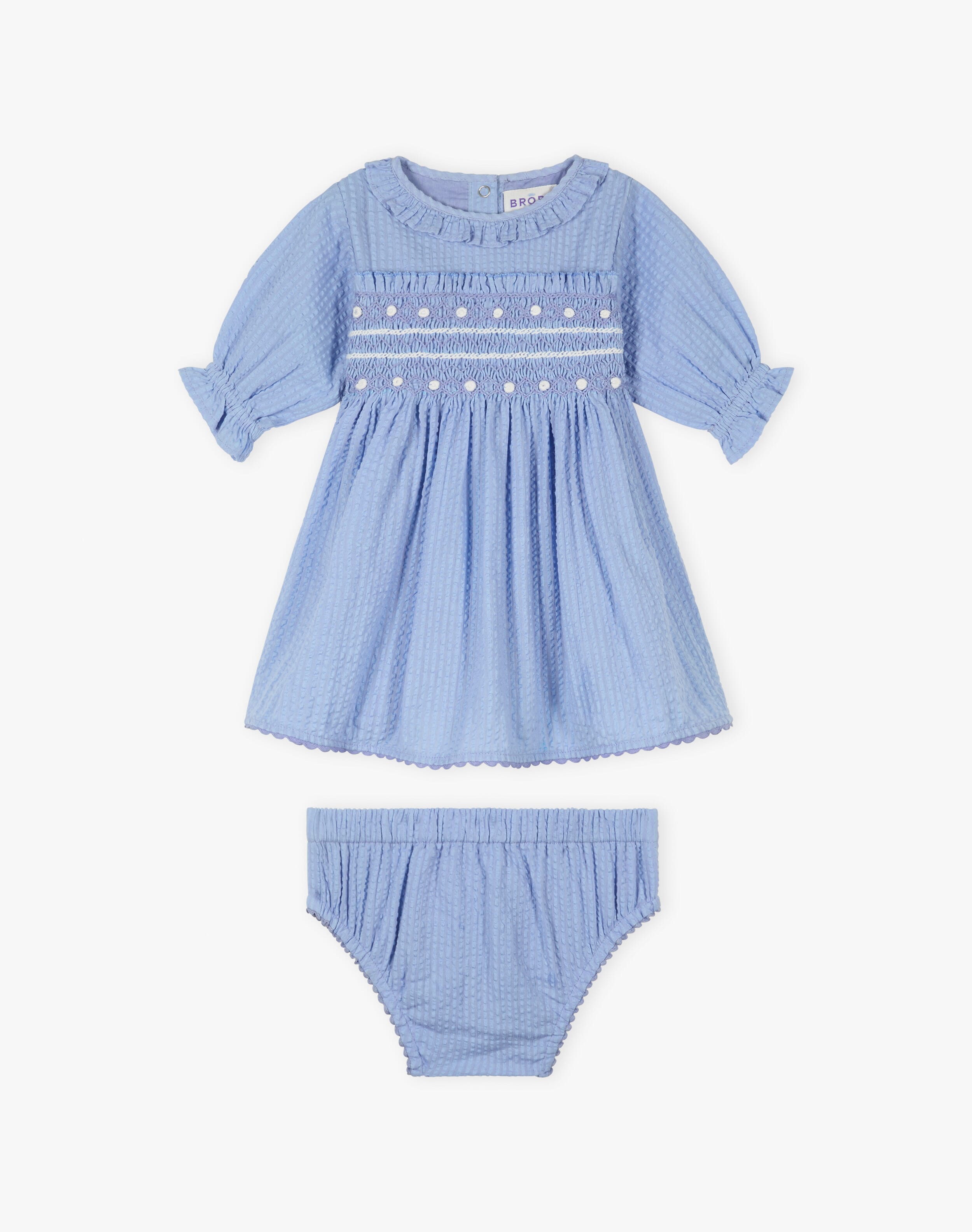 Smocked Cotton Dress