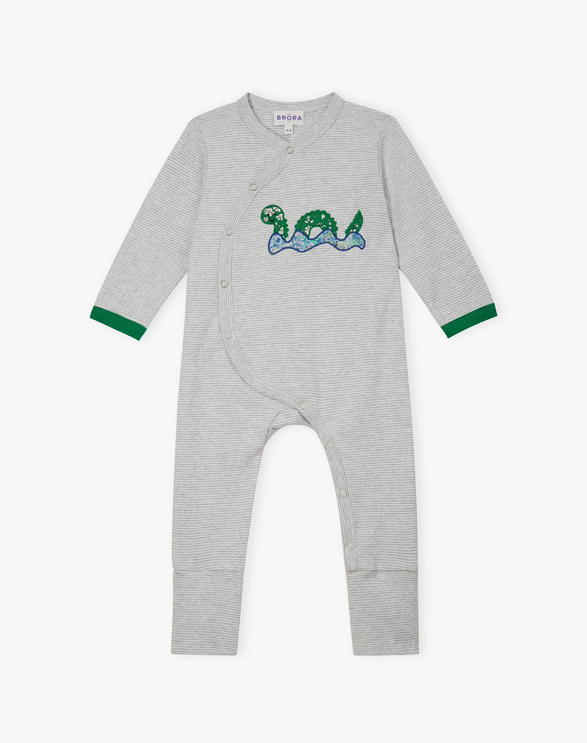 Liberty Print Applique Babygro