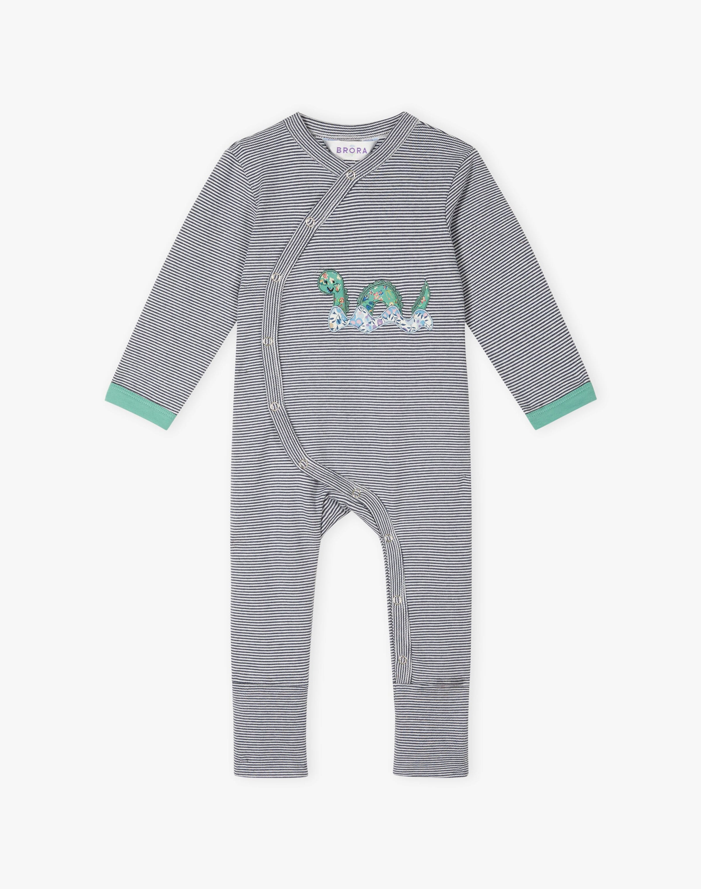 Liberty Print Applique Babygro