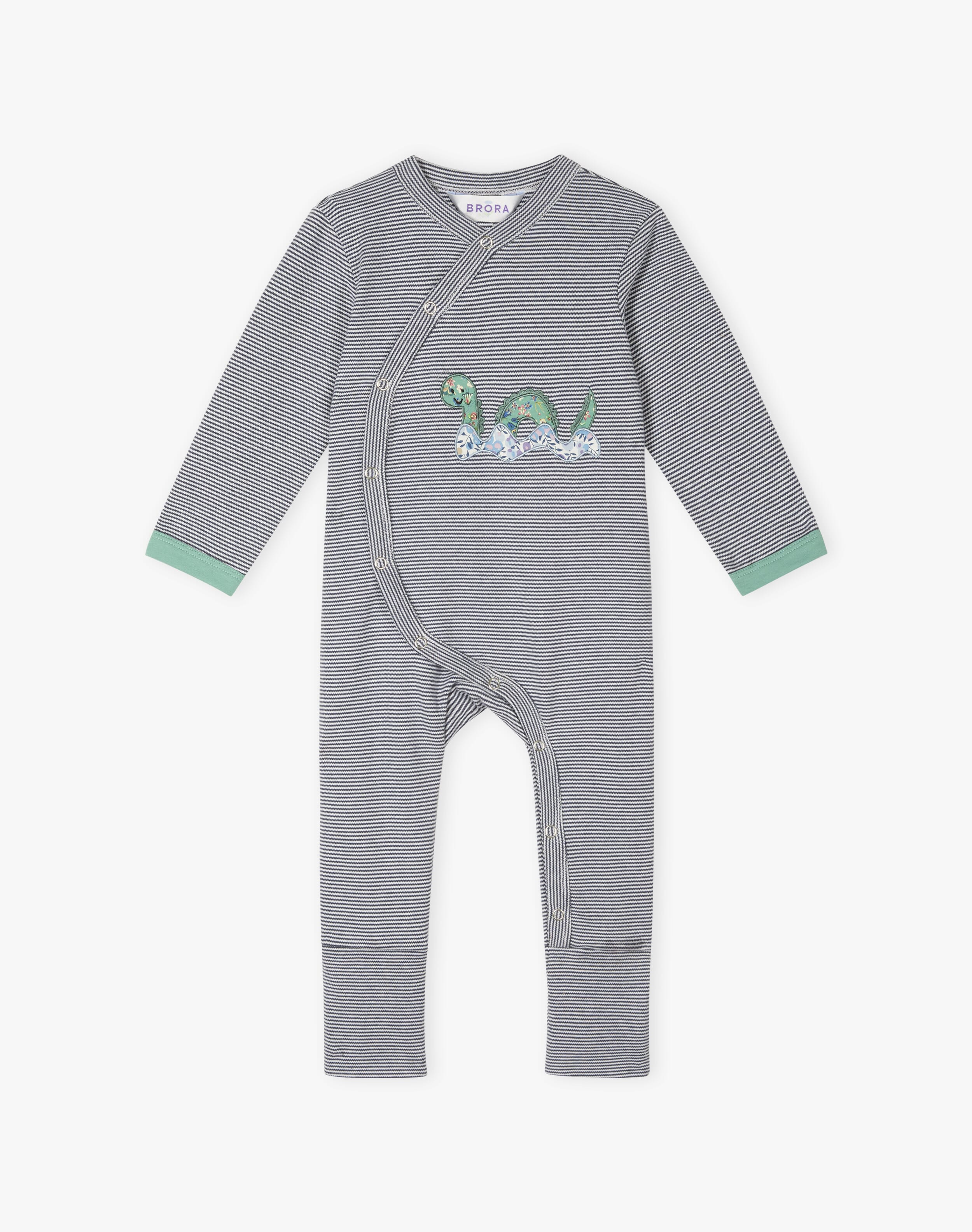 Liberty Print Applique Babygro