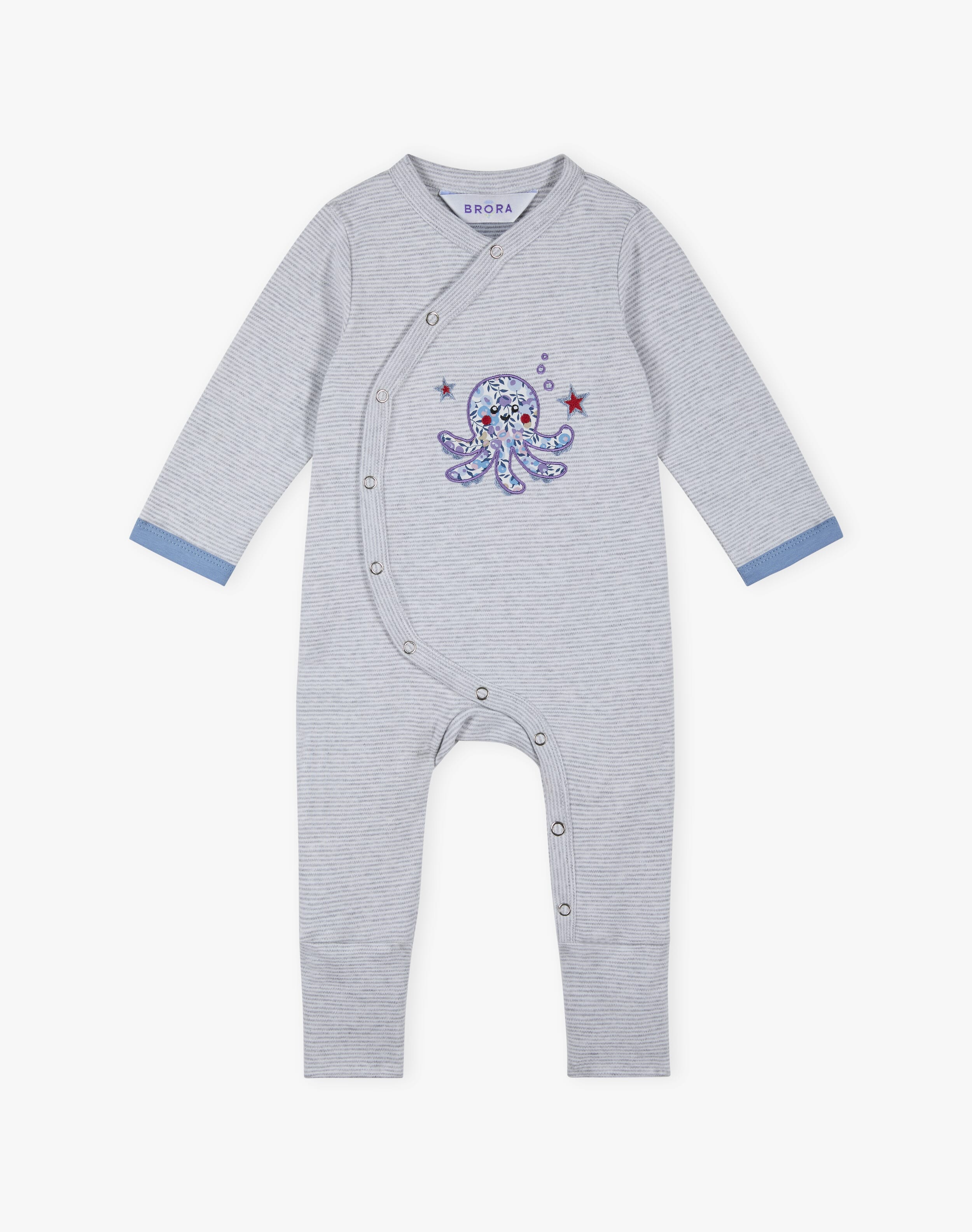Liberty Print Applique Babygro