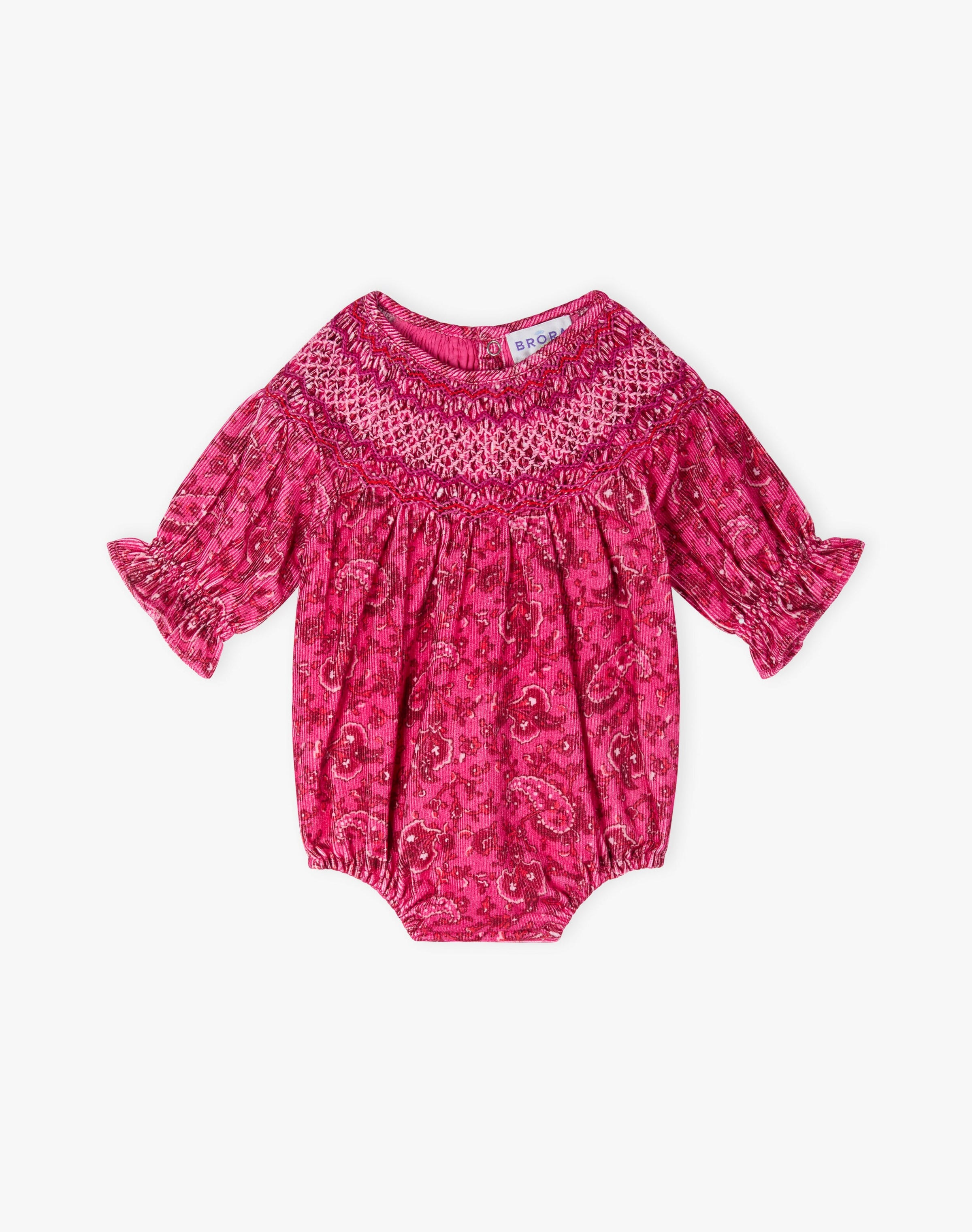Organic Needlecord Romper