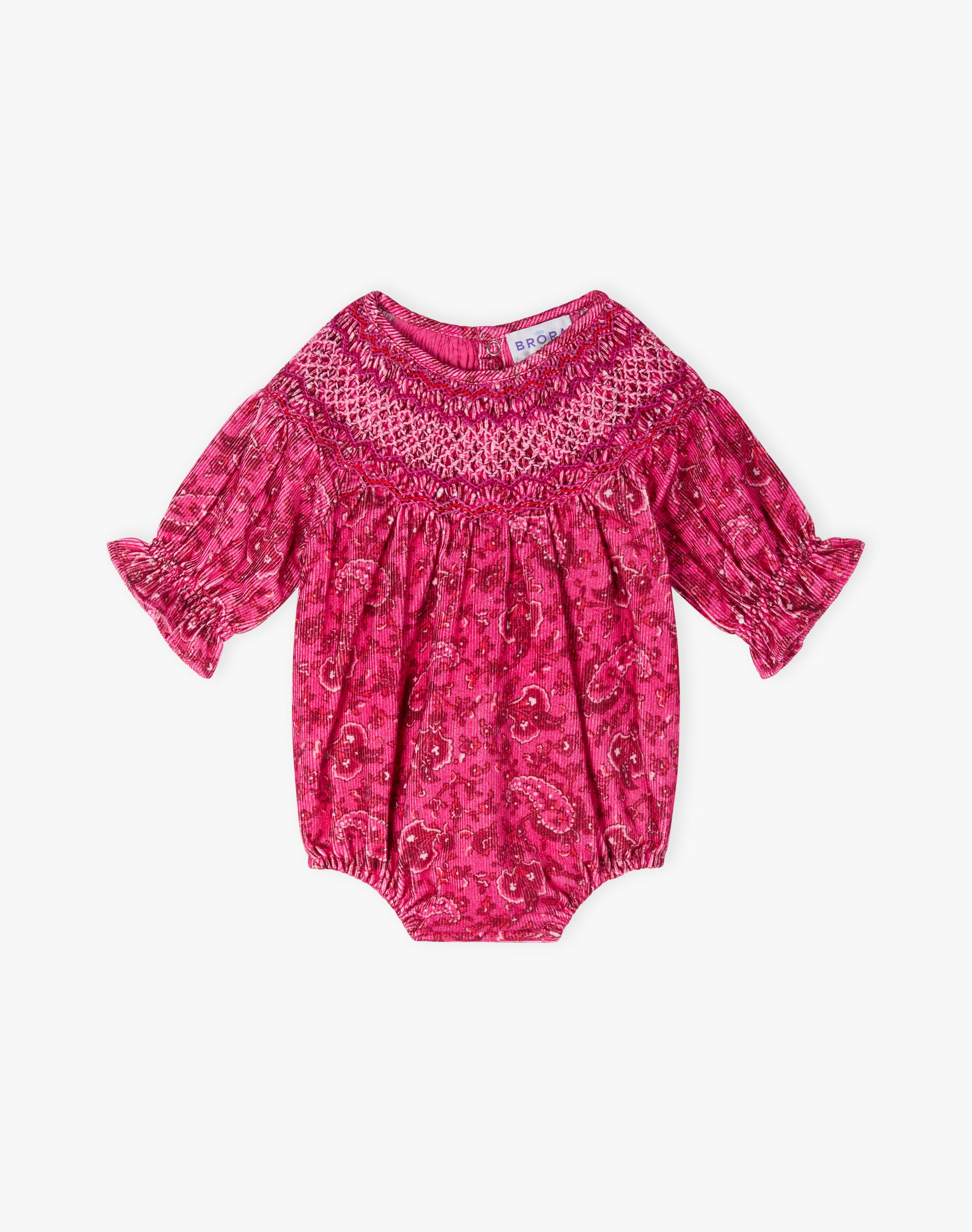 Organic Needlecord Romper