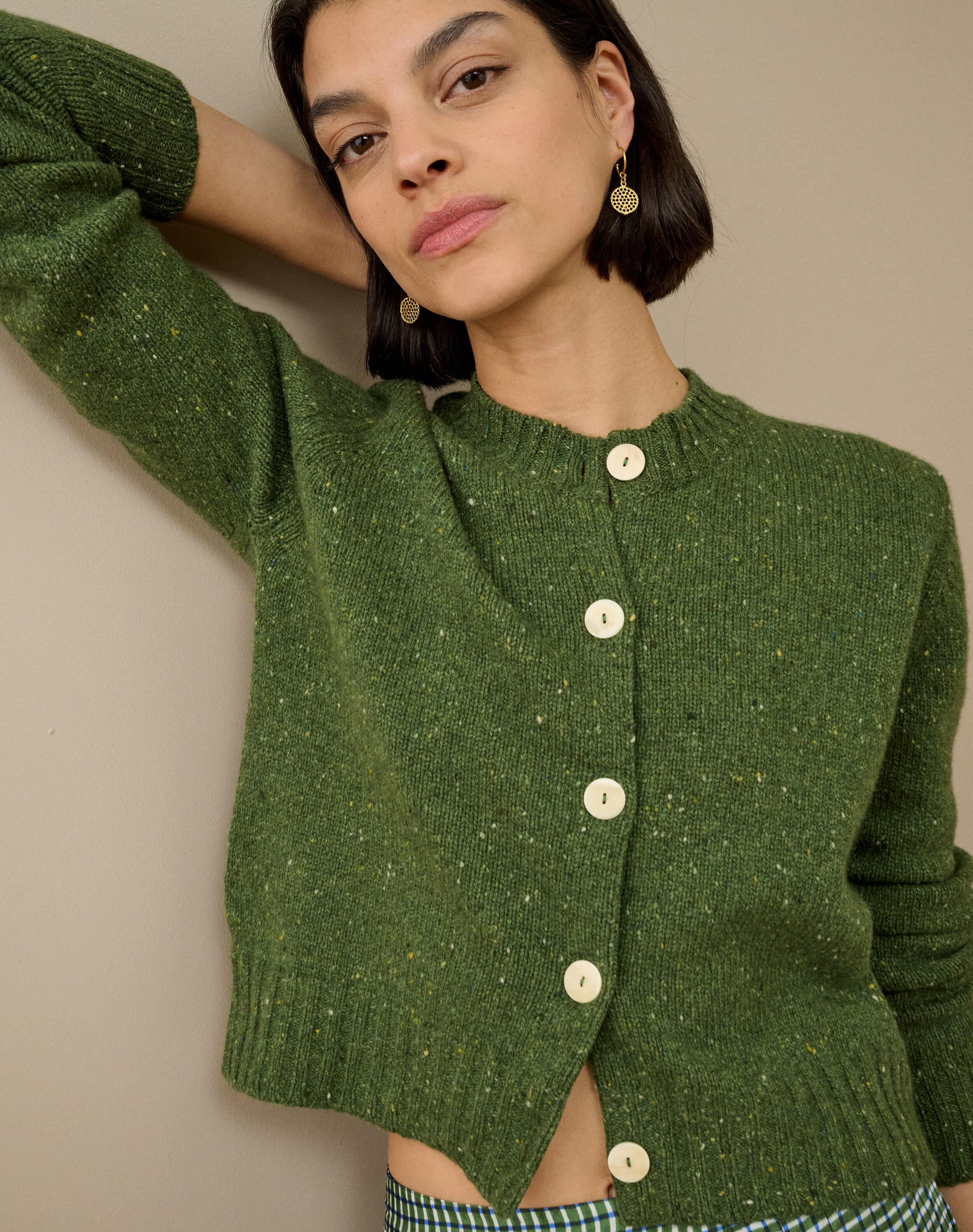 Cashmere Donegal Cardigan