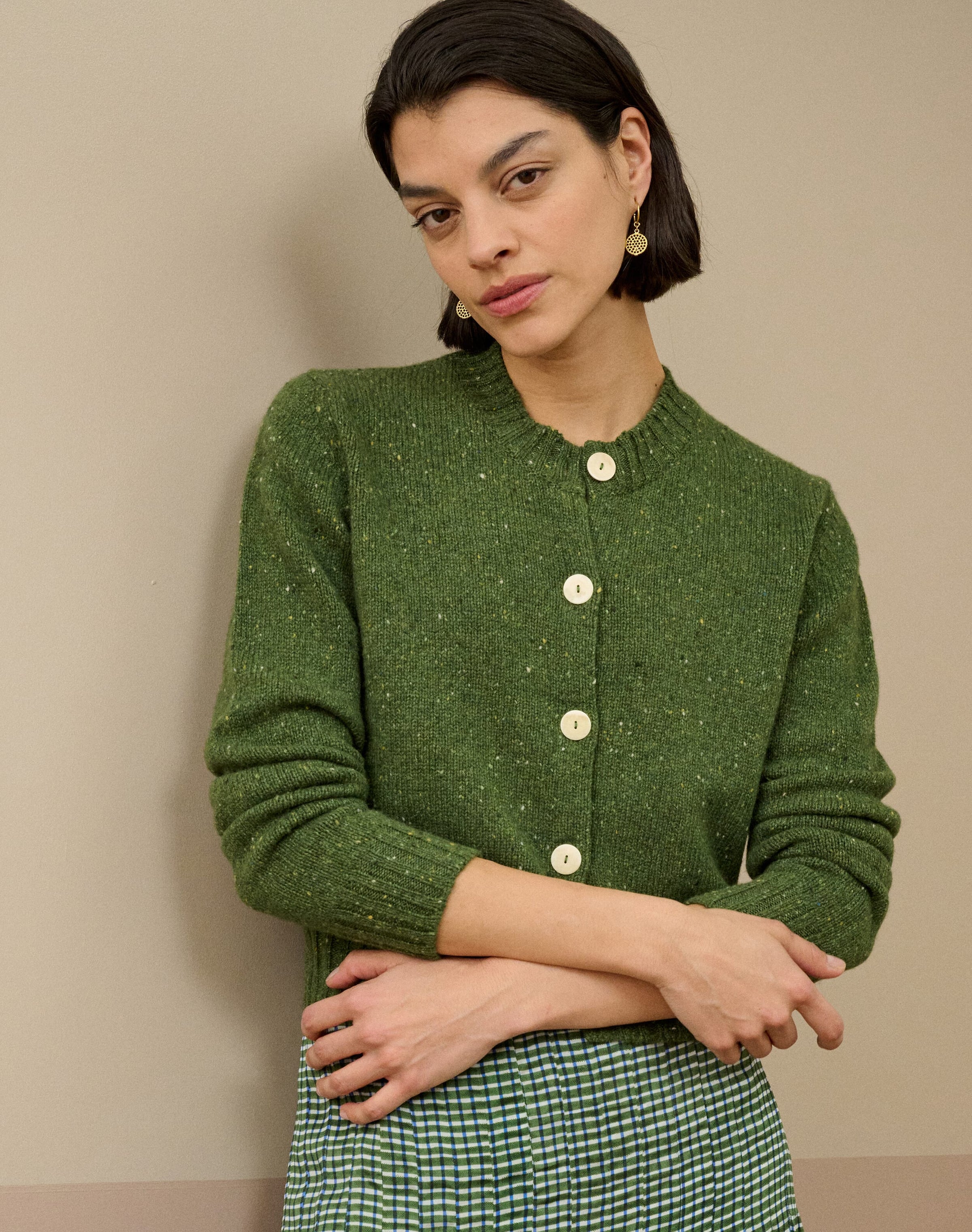 Cashmere Donegal Cardigan
