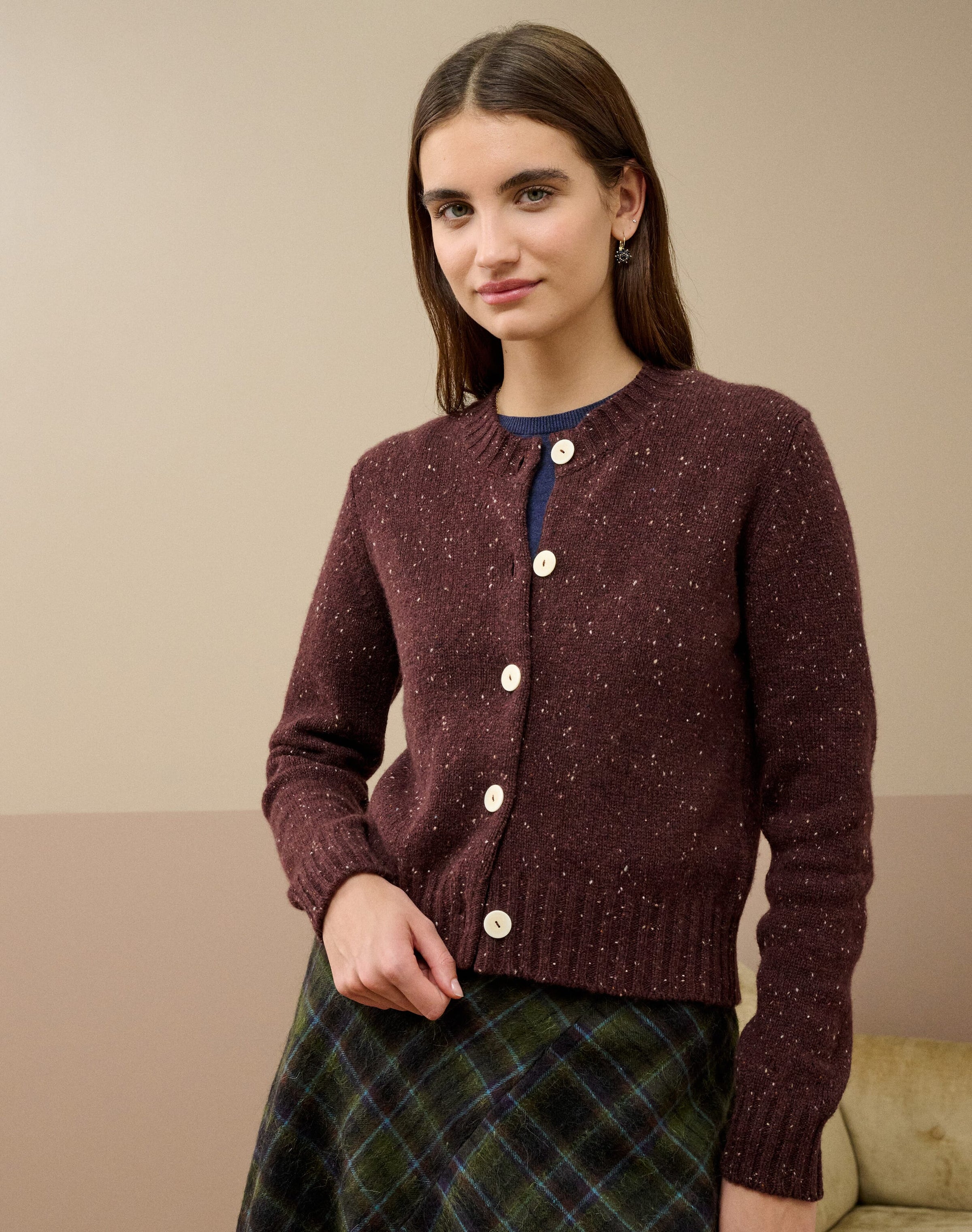 Cashmere Donegal Cardigan