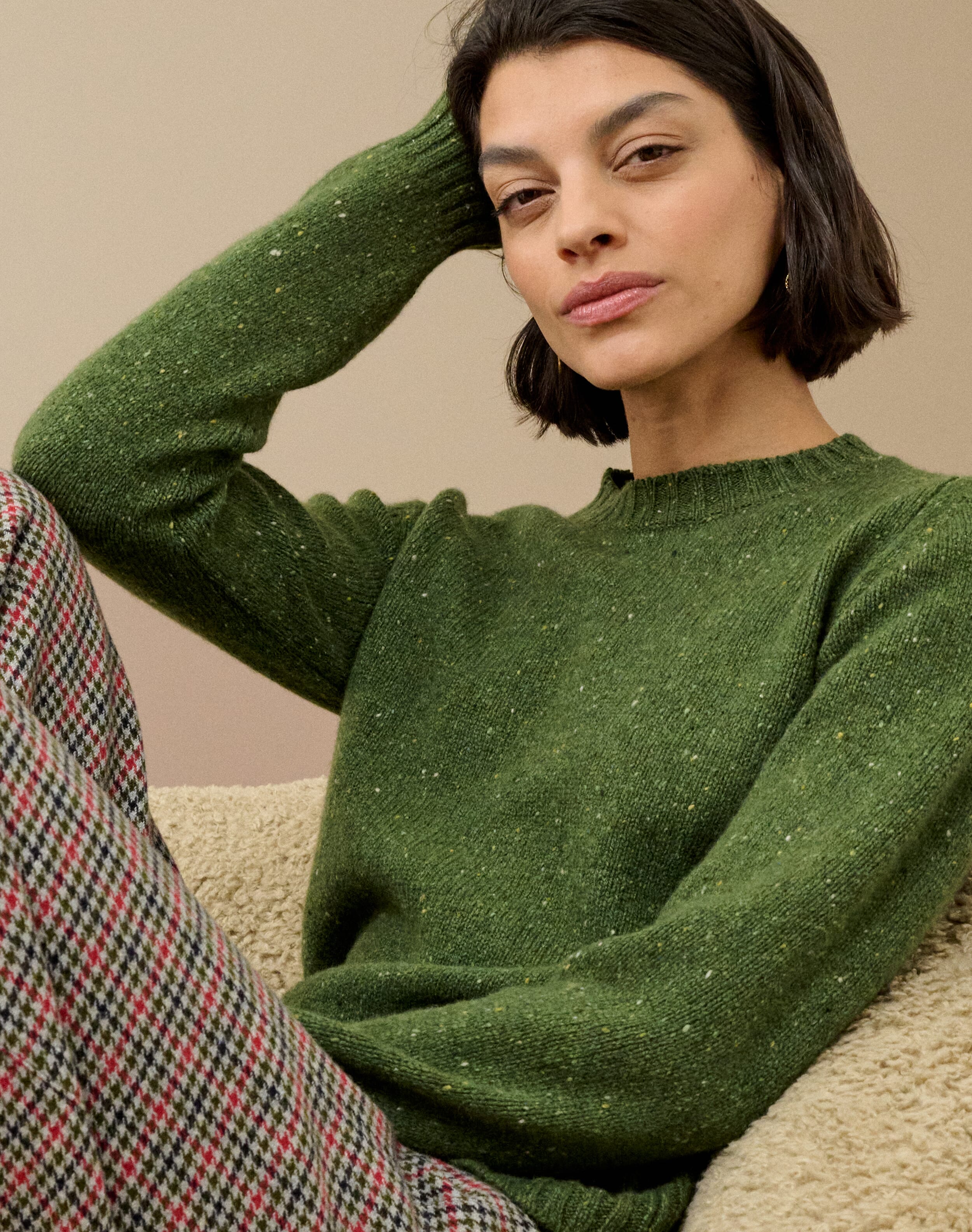 Cashmere Donegal Jumper