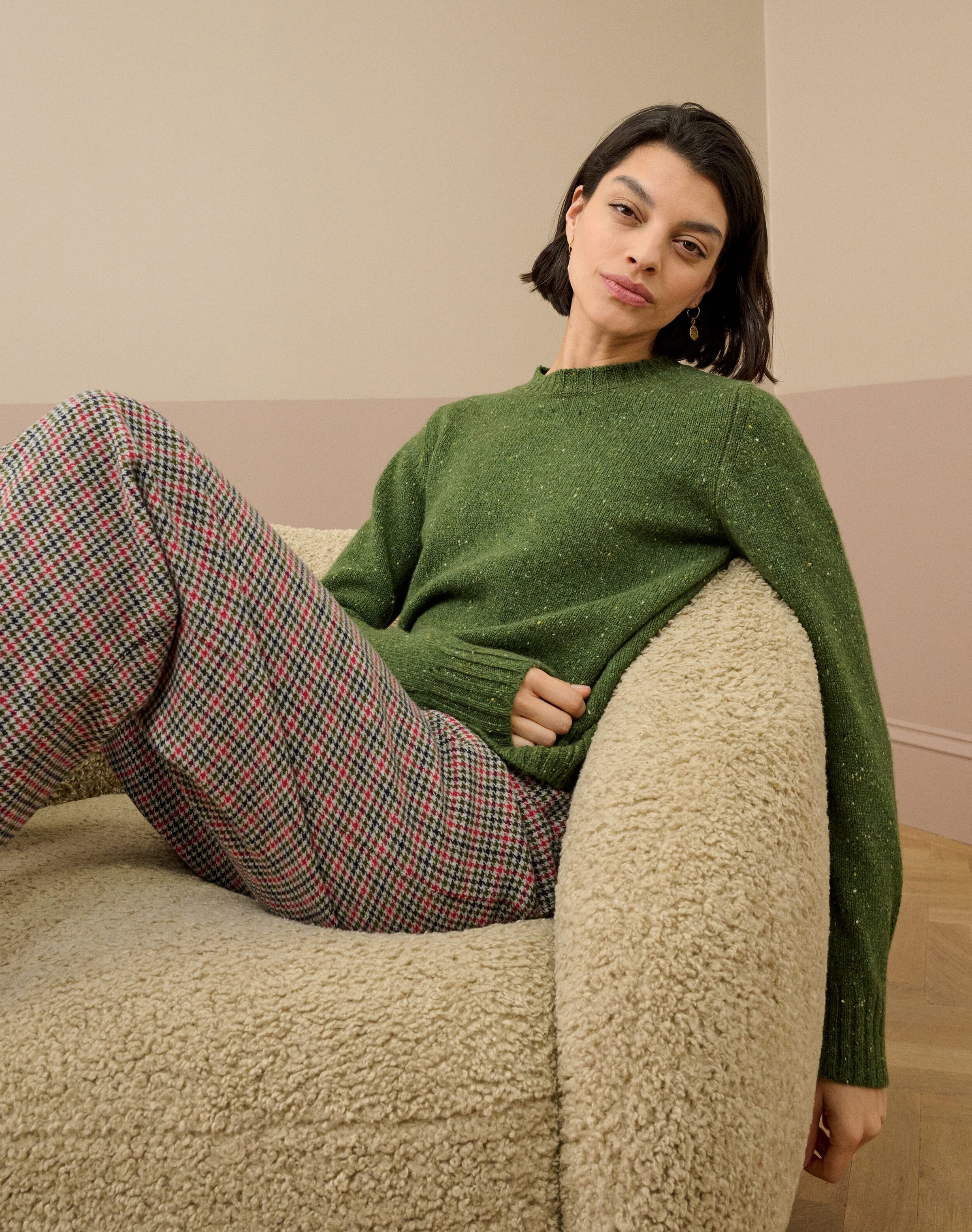 Cashmere Donegal Jumper
