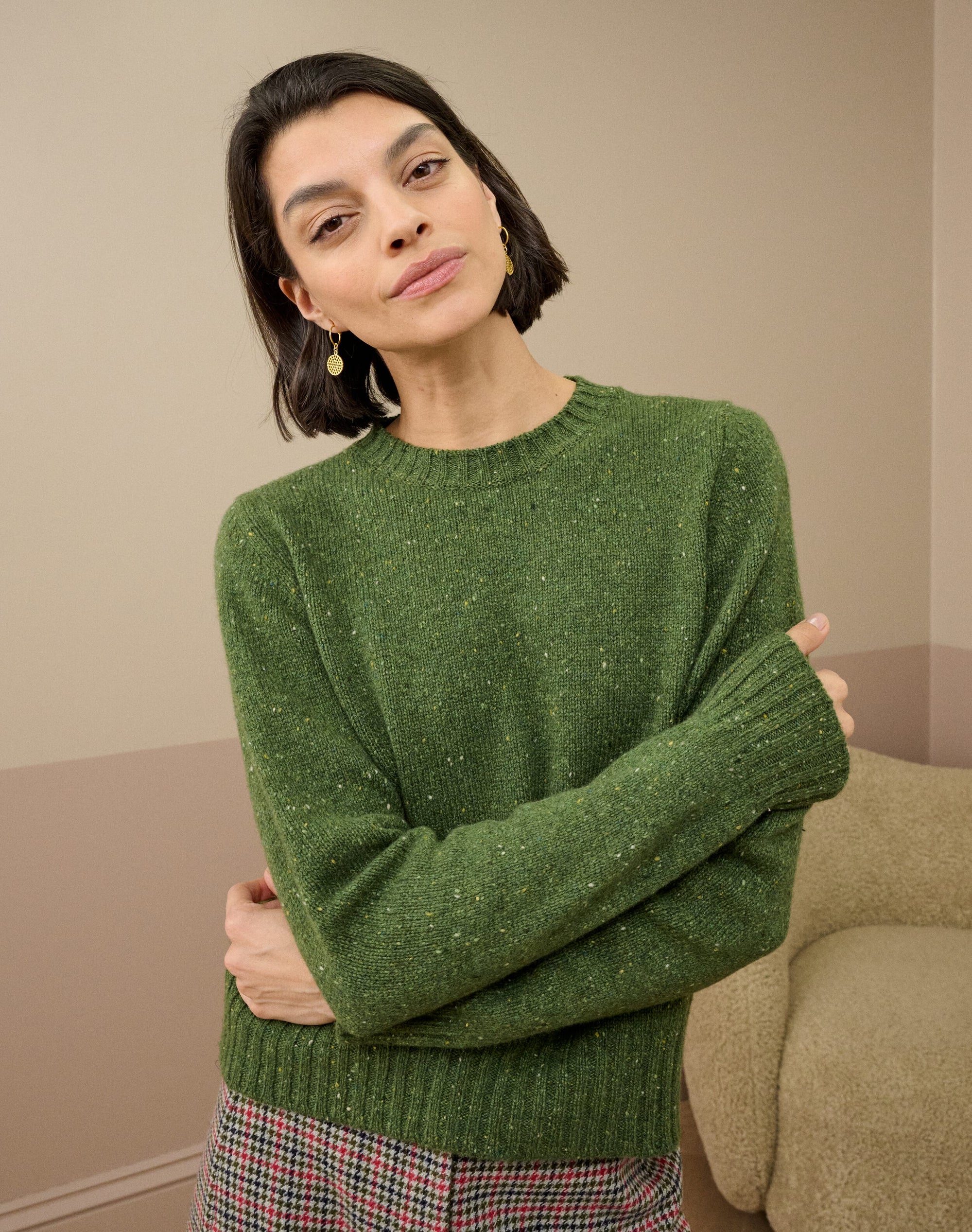 Cashmere Donegal Jumper