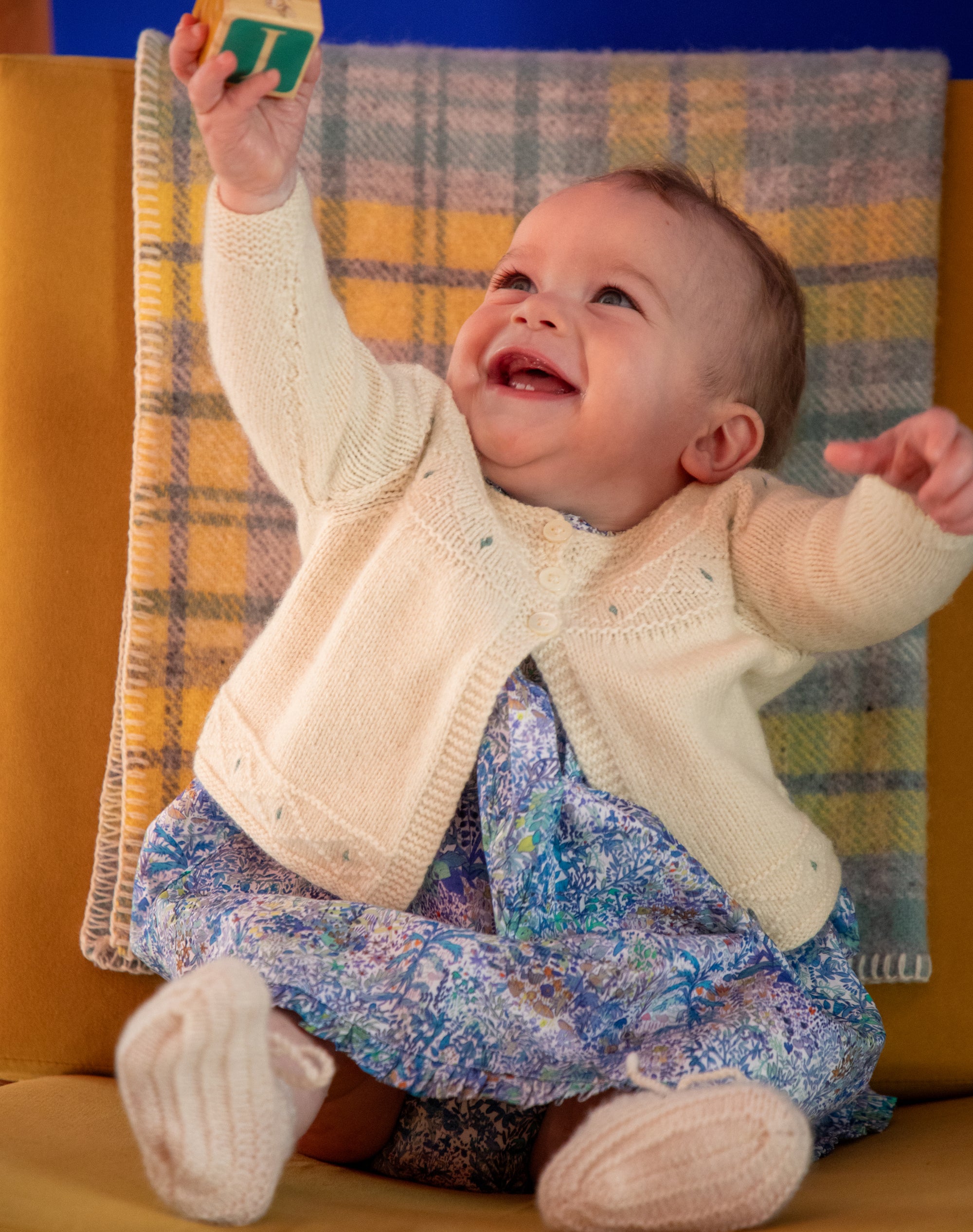 Cashmere Hand Knit Matinee Jacket