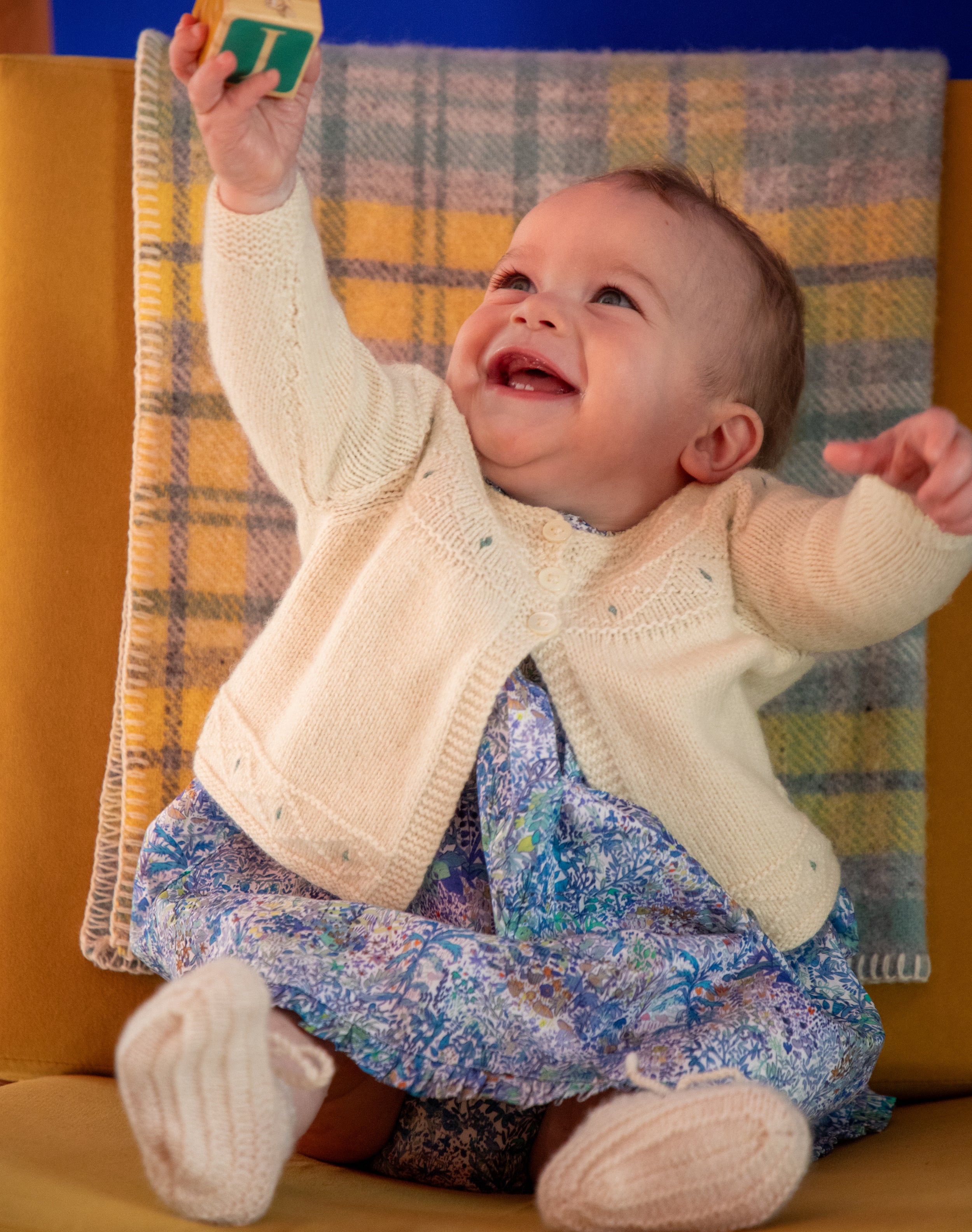 Cashmere Hand Knit Matinee Jacket
