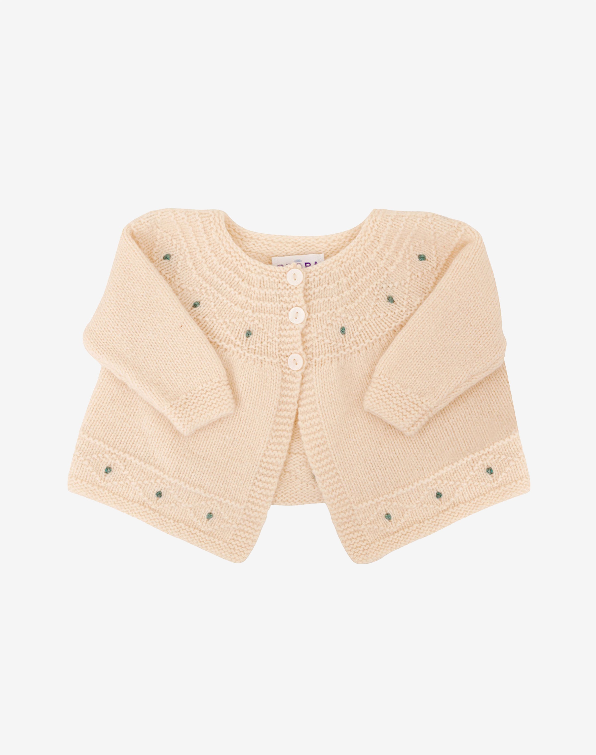 Cashmere Hand Knit Matinee Jacket