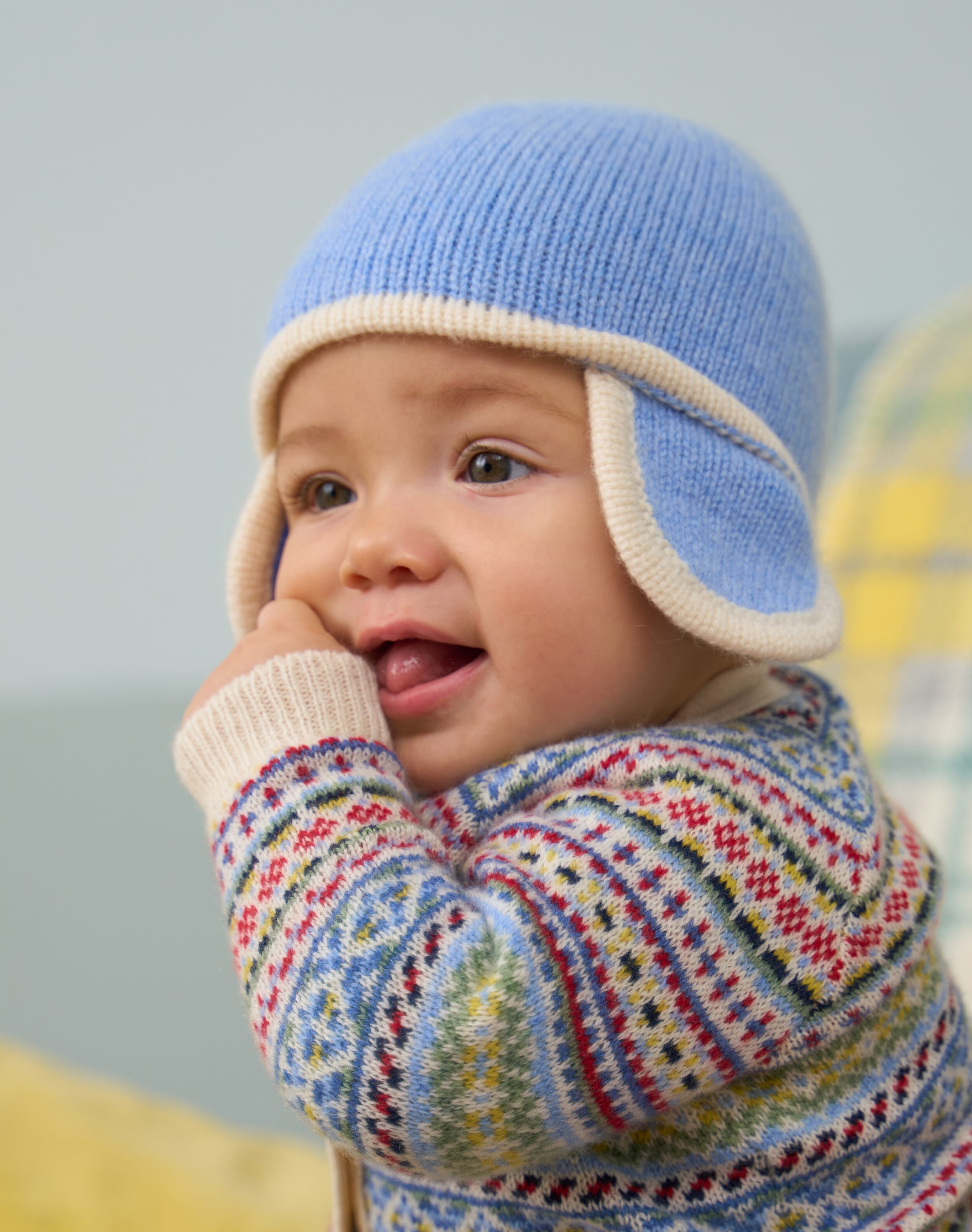Cashmere Hand Knit Bonnet