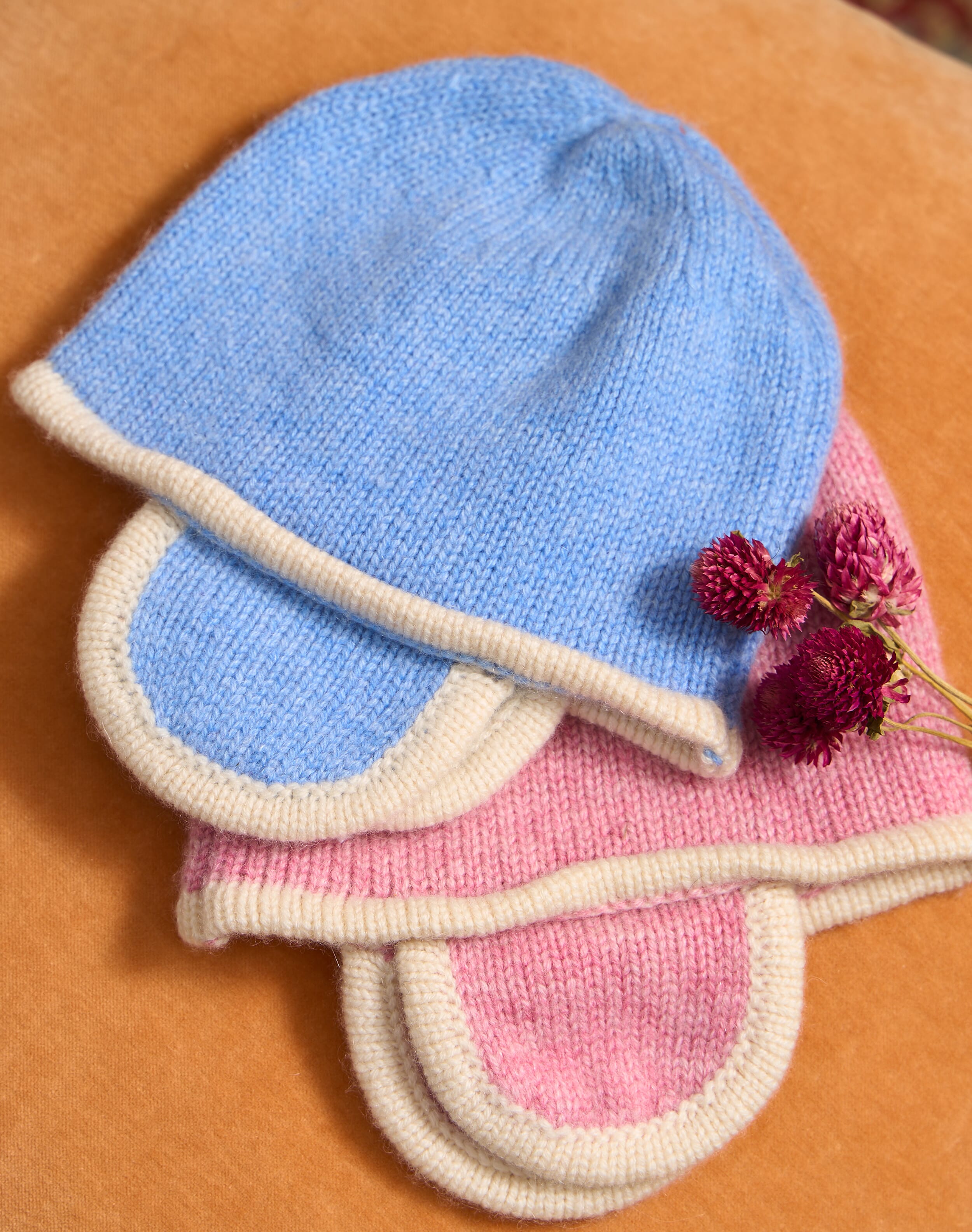 Cashmere Hand Knit Bonnet