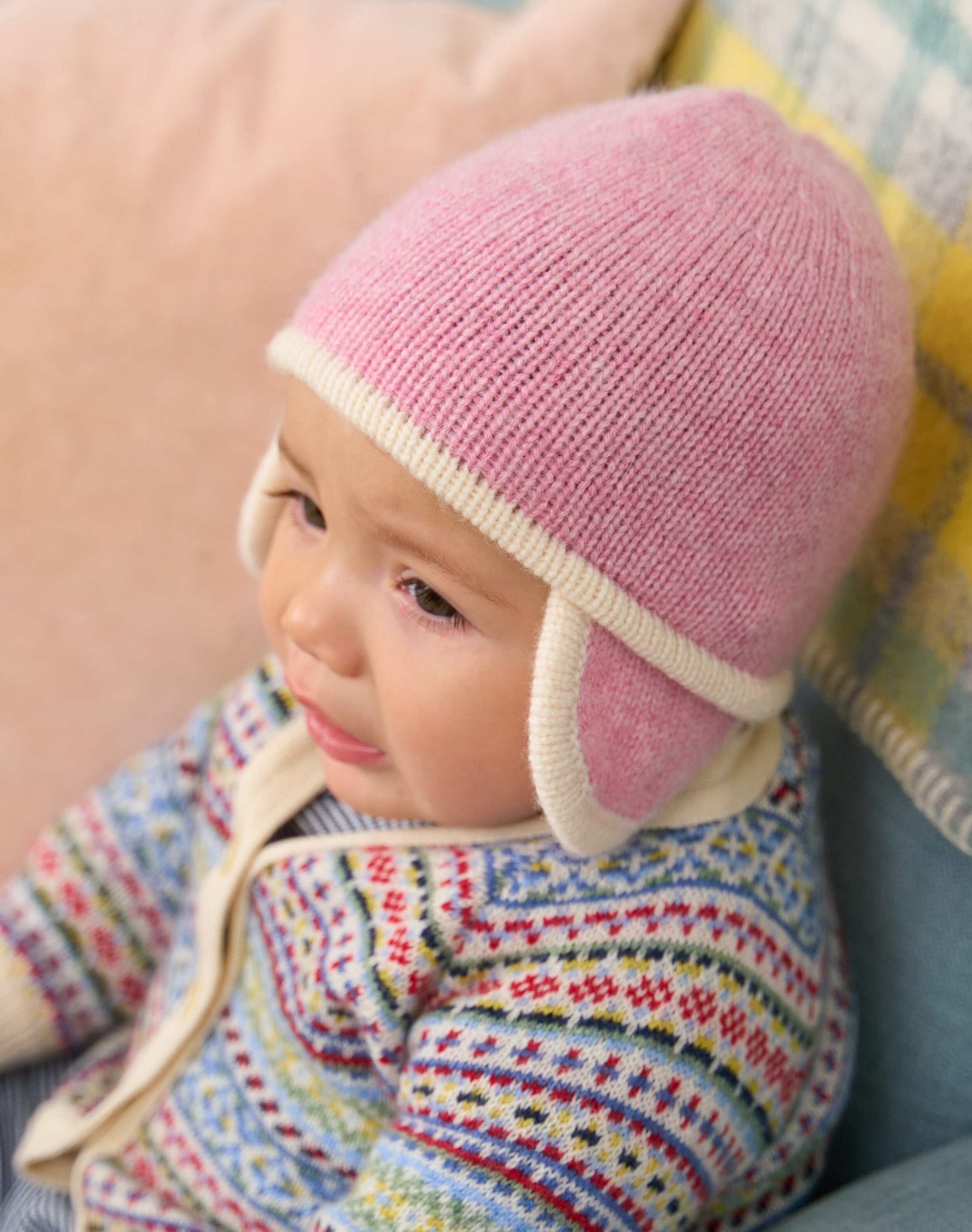 Cashmere Hand Knit Bonnet