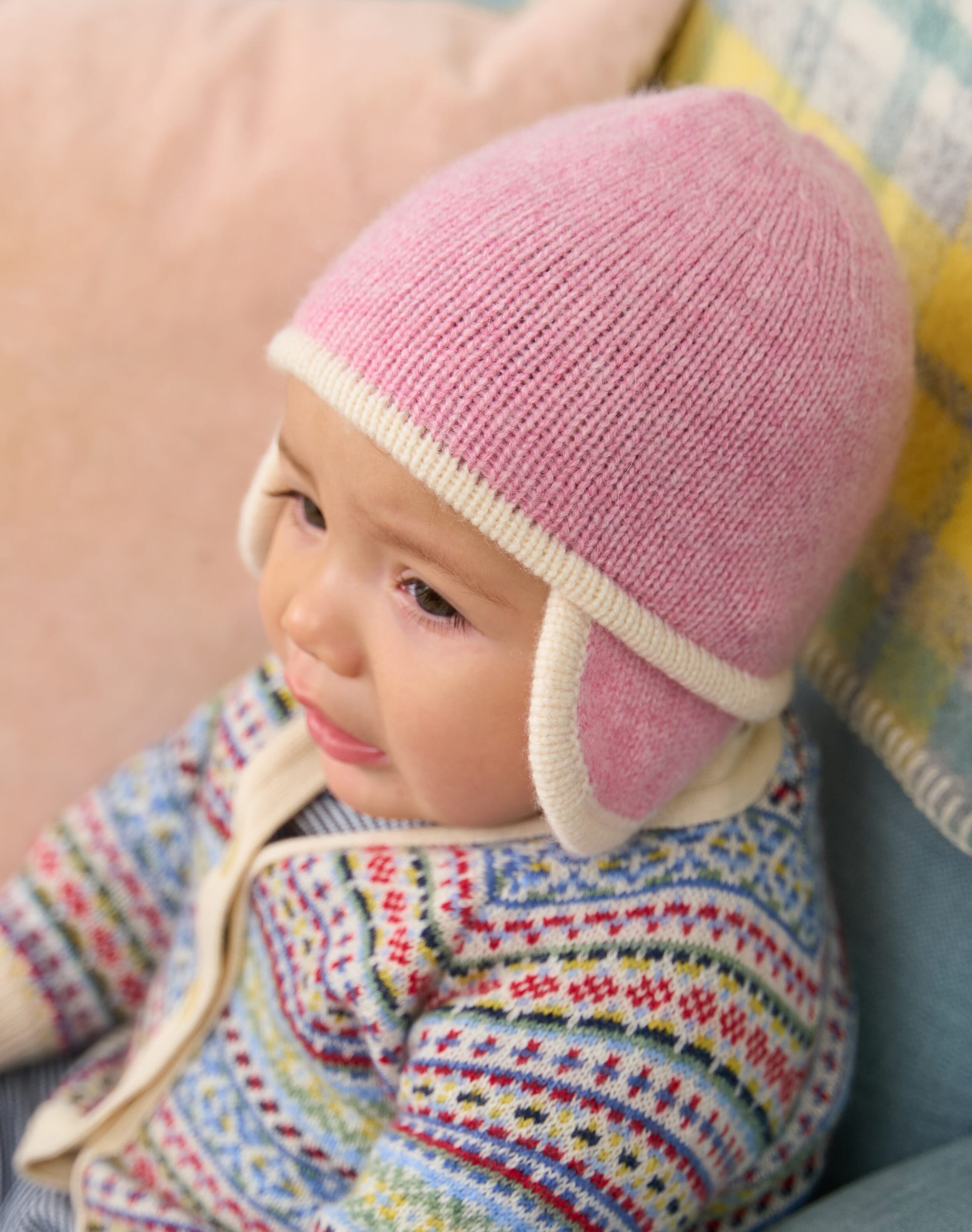 Cashmere Hand Knit Bonnet