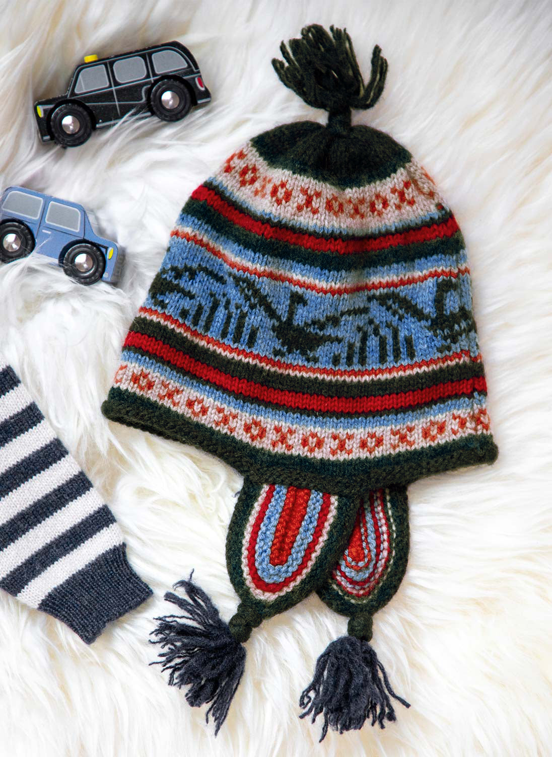 Cashmere Hand Knit Inca Hat
