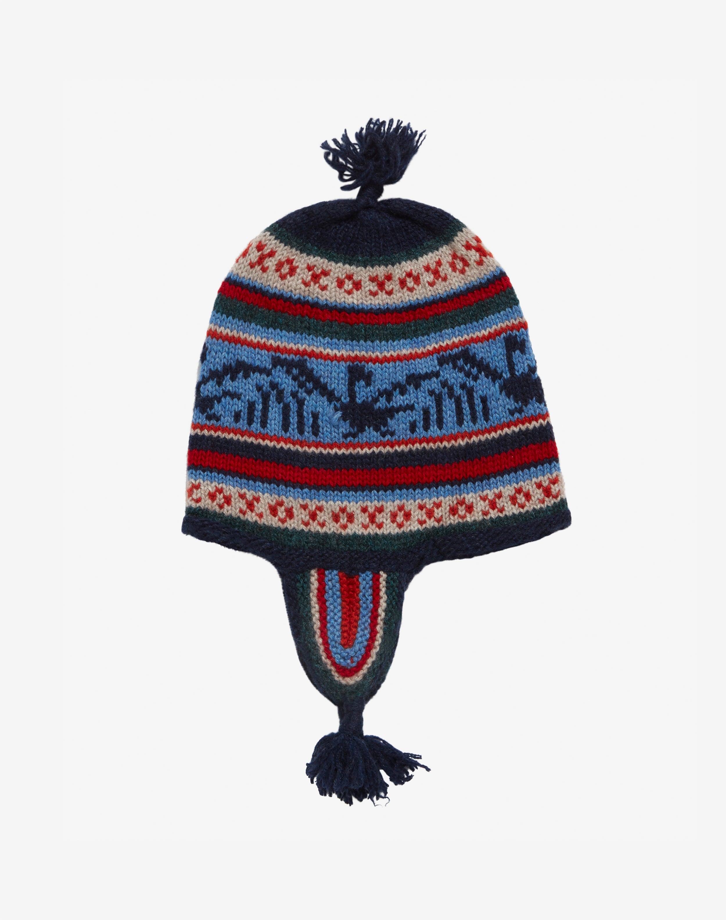 Cashmere Hand Knit Inca Hat