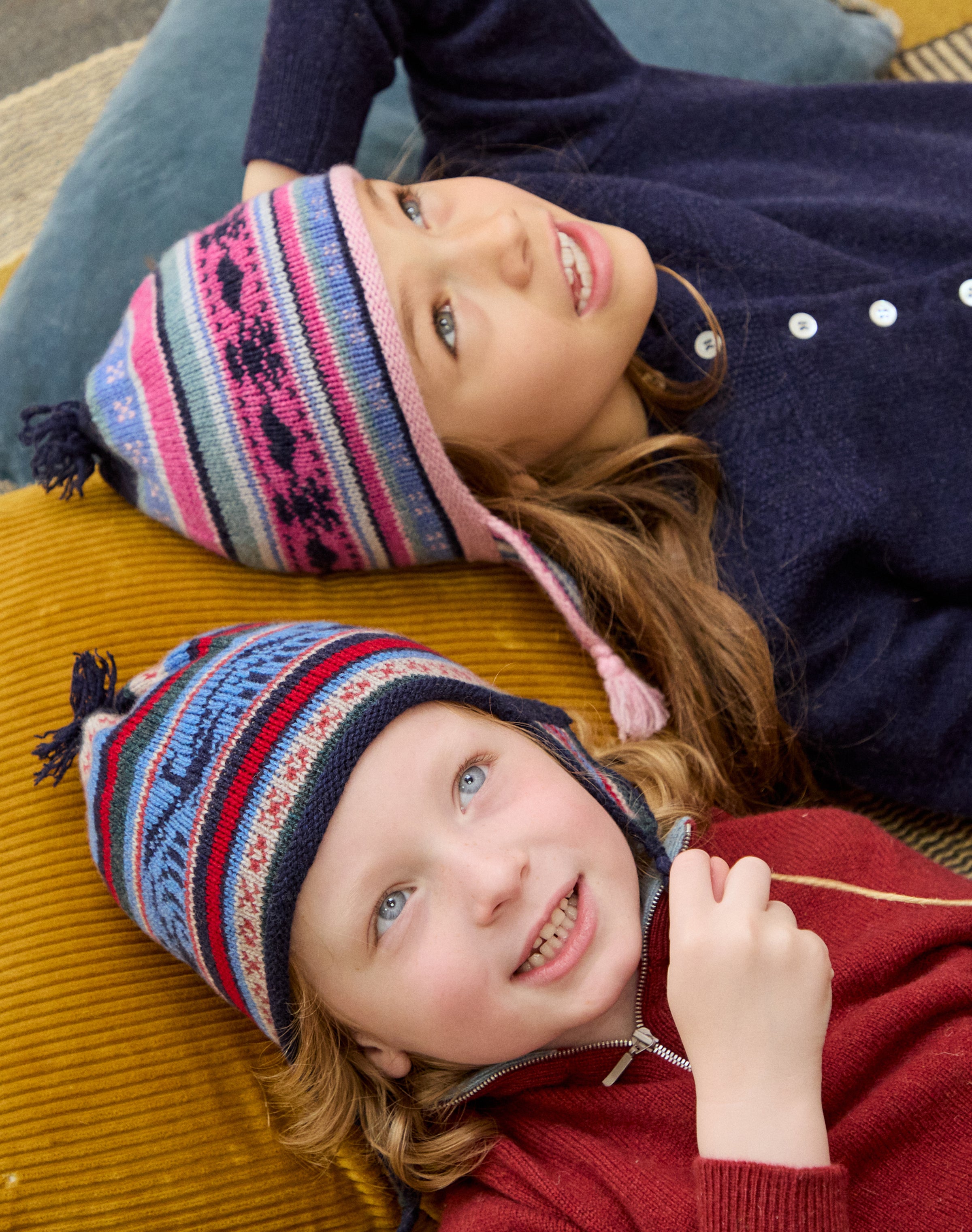 Cashmere Hand Knit Inca Hat