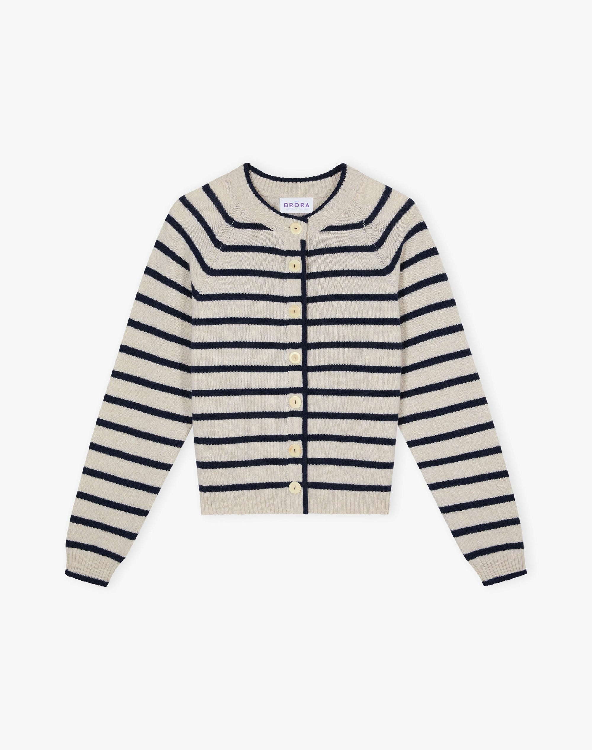 Cashmere Stripy Cardigan