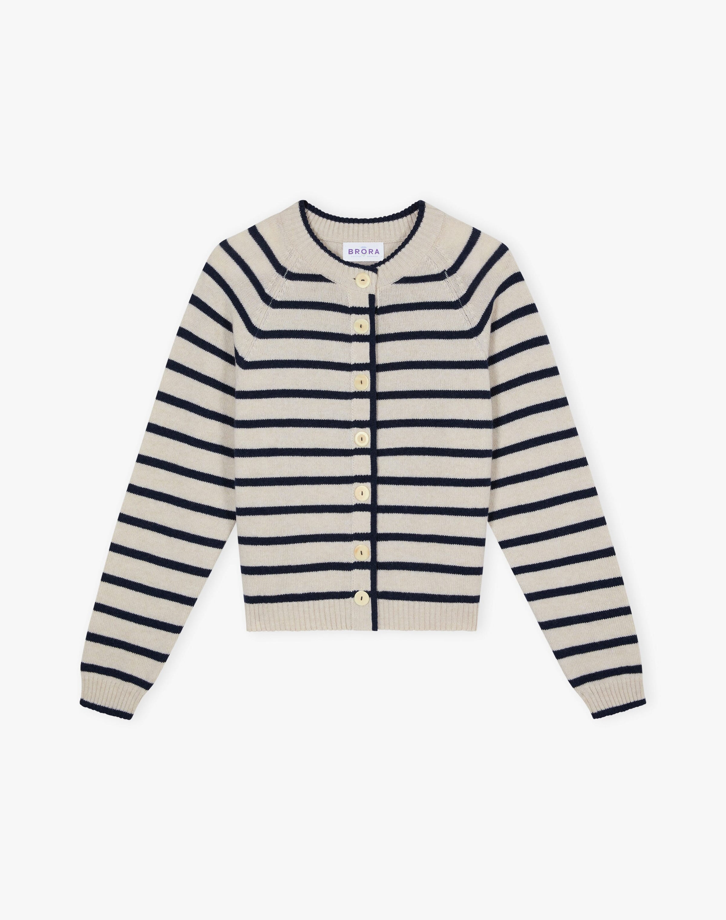 Cashmere Stripy Cardigan