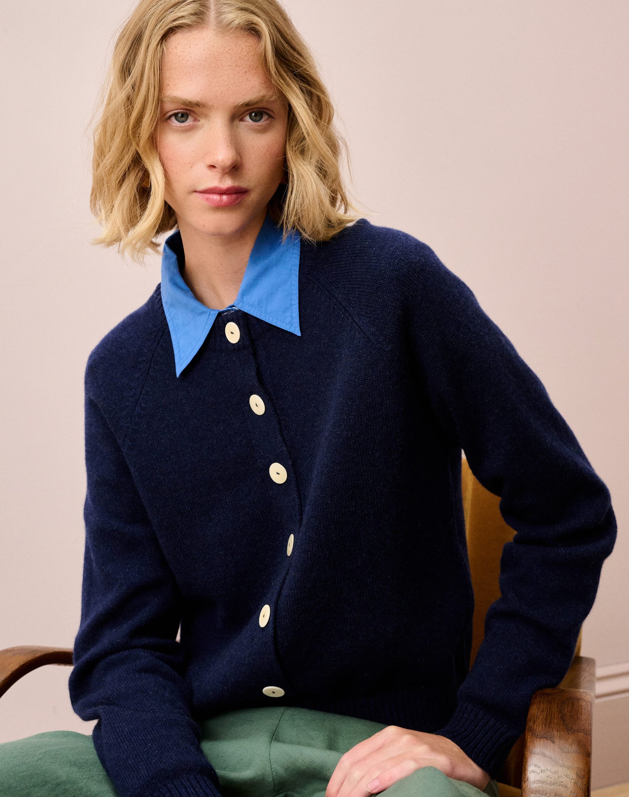 Cashmere Contemporary Cardigan