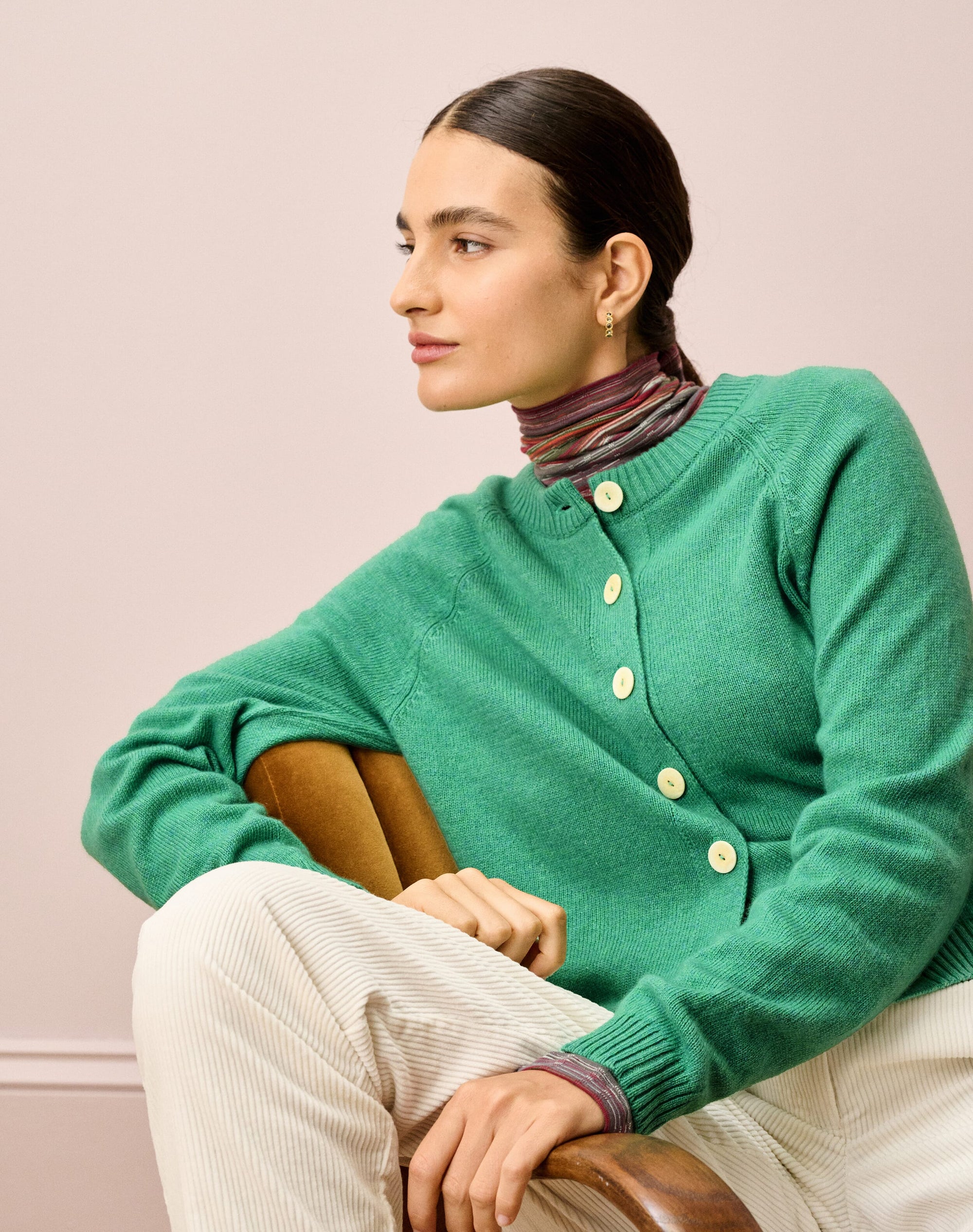 Cashmere Contemporary Cardigan