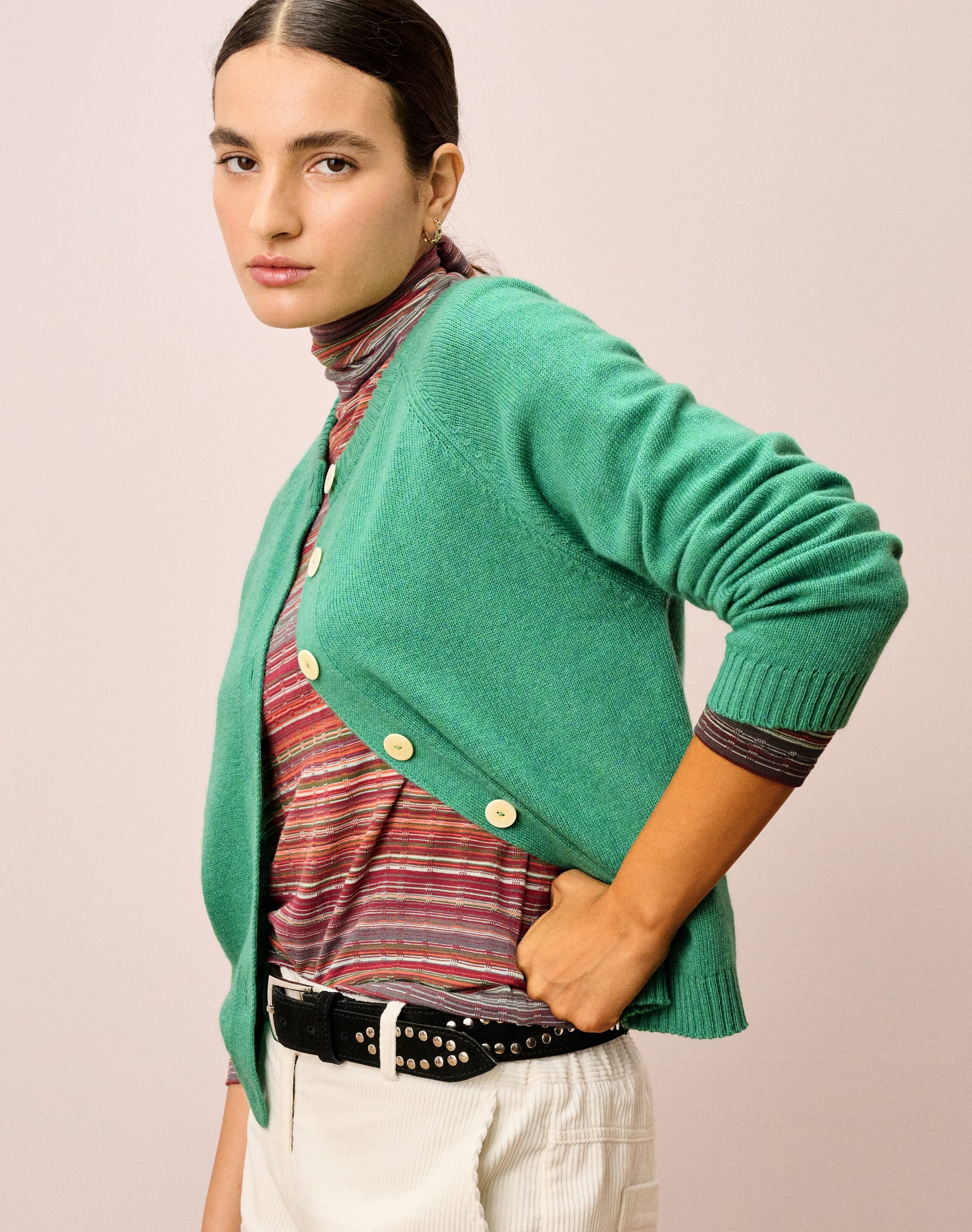 Cashmere Contemporary Cardigan